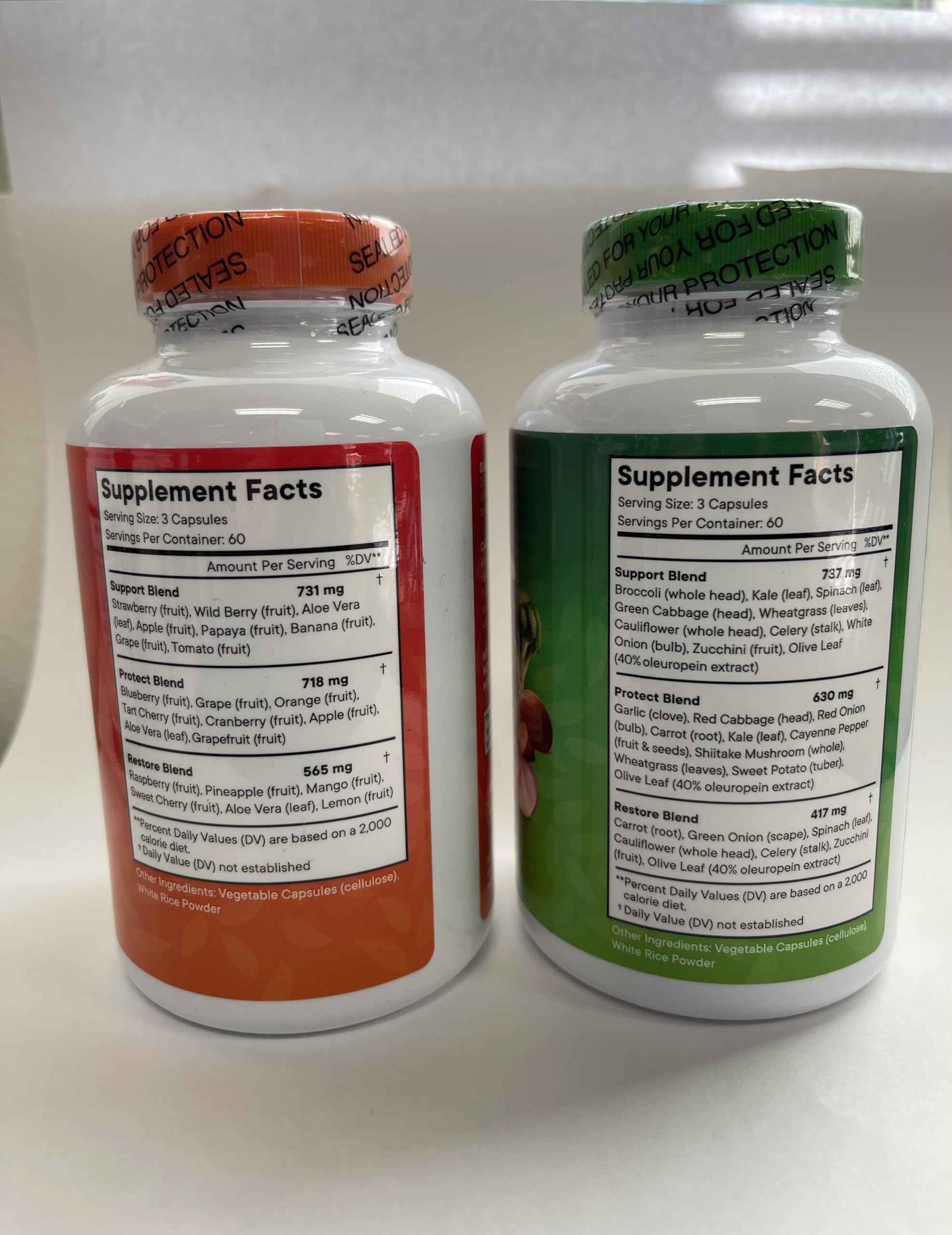 Superfood Fruit and Veggie Supplement - Fruit and Veggie Capsules 100% Whole Super Fruits and Super Vegetables Supplements & Vitamins, with Beta Carotene (720 Count (Pack of 4)) Superfood MD buy supplements canada