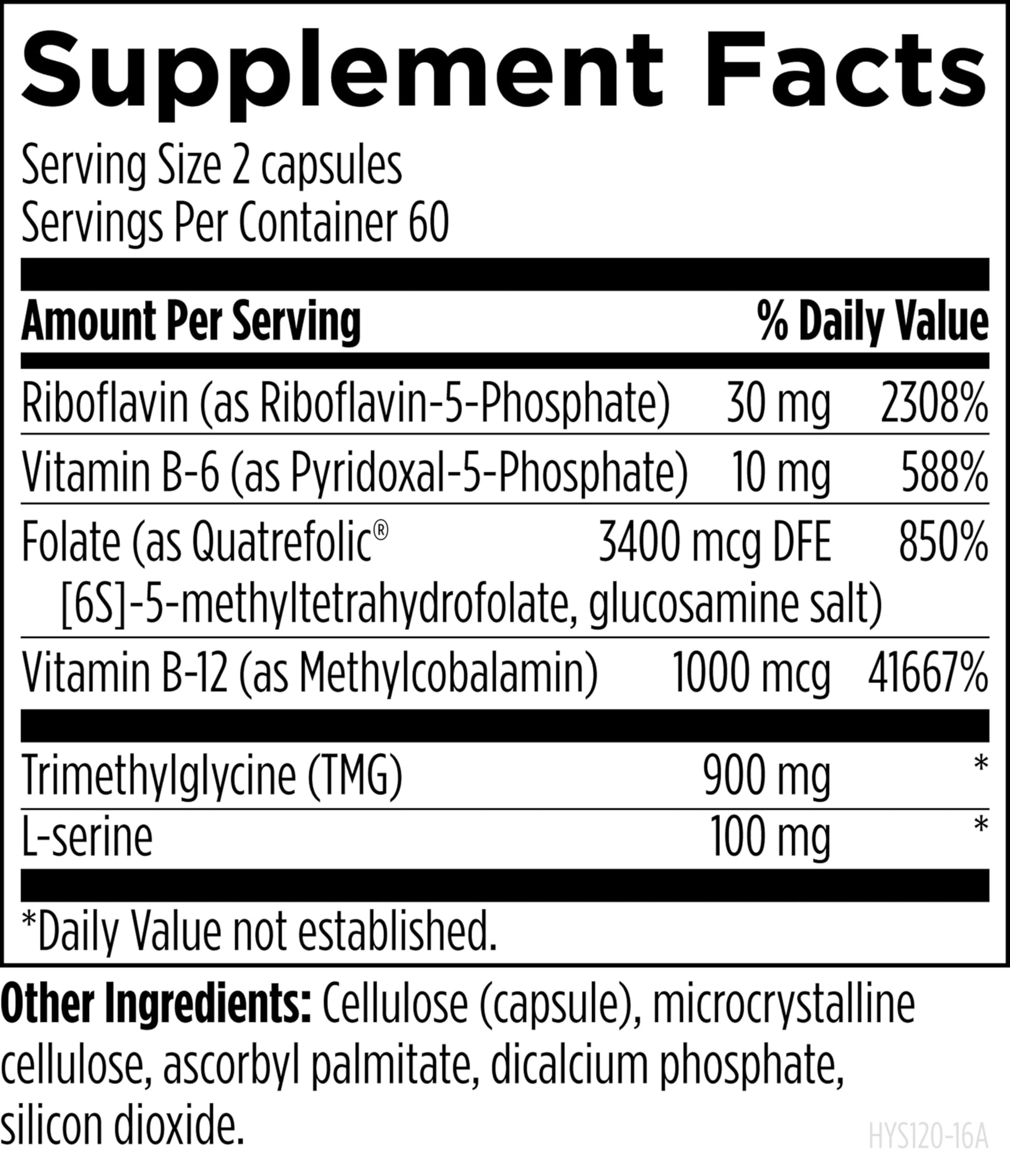 Designs for Health Homocysteine Supreme - Methylated Multivitamin of B Vitamins with Riboflavin, B6, B12, Folate, L-Serine & TMG for Brain Support & Healthy Inflammatory Response (120 Caps) Designs for Health buy supplements canada