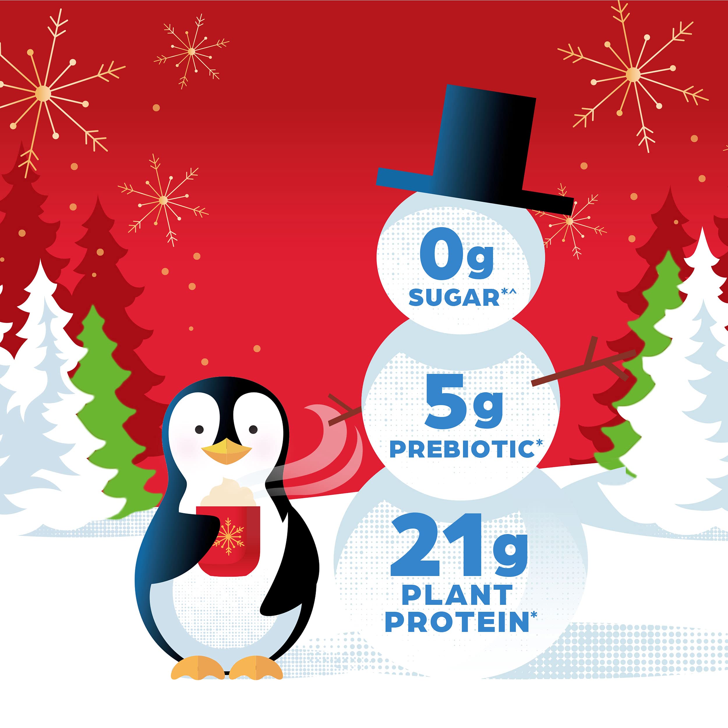 Orgain Organic Vegan Protein Powder, Peppermint Hot Cocoa Seasonal Holiday Flavor Orgain buy supplements canada