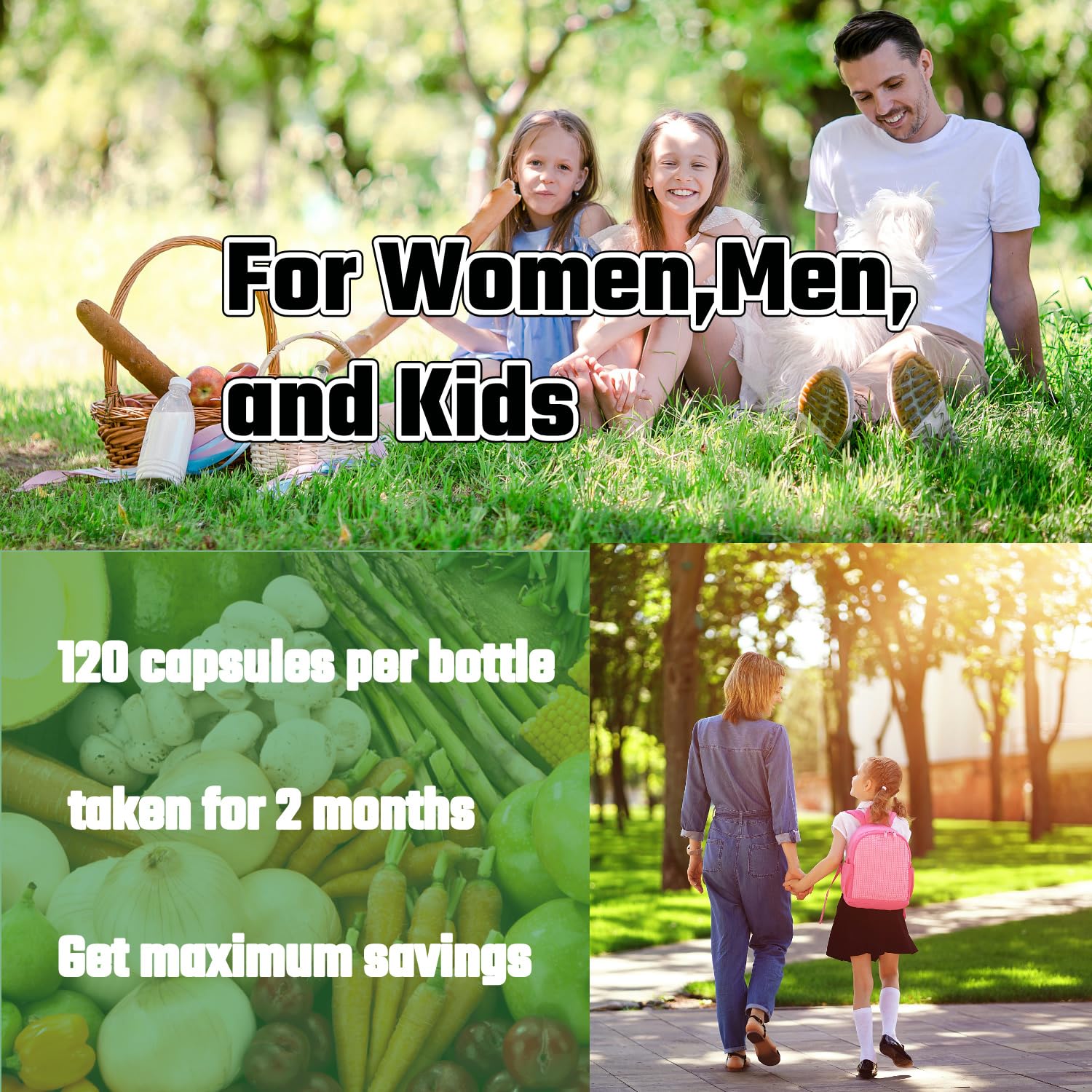 Fruits and Veggies Supplement, 36 Fruits & Vegetables with 24 Essential Vitamins, Minerals & Trace Elements,High in Fiber for Digestion & Constipation Relief,Daily Nutritional Support,120 Capsules aegabe buy supplements canada