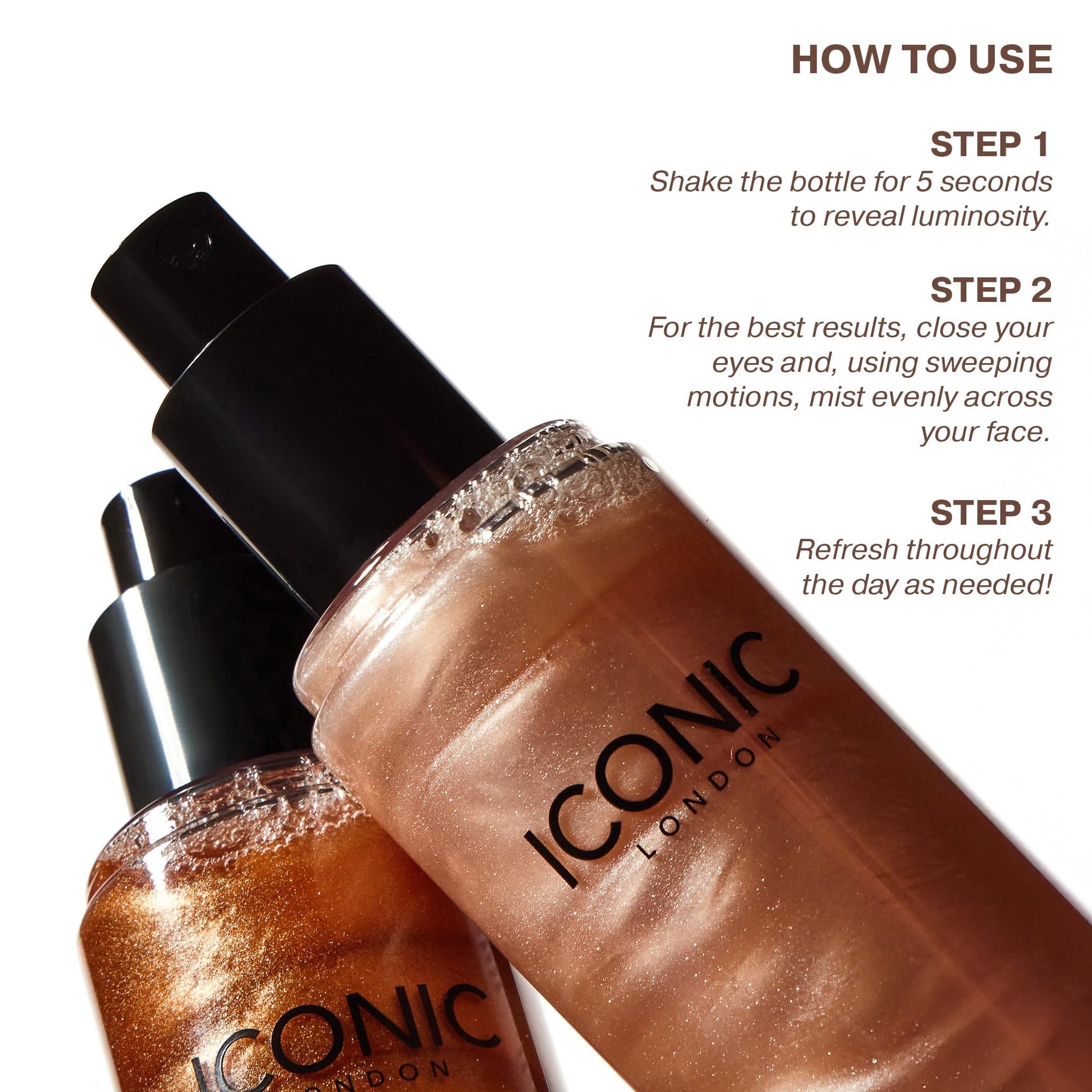 ICONIC LONDON Prep-Set-Glow | Hydrating + Setting + Glowing Spray, 3-in-1 Formula for a Dewy, Radiant Finish, Cruelty-Free, Vegan Makeup, 4.22 Fl oz ICONIC LONDON buy supplements canada