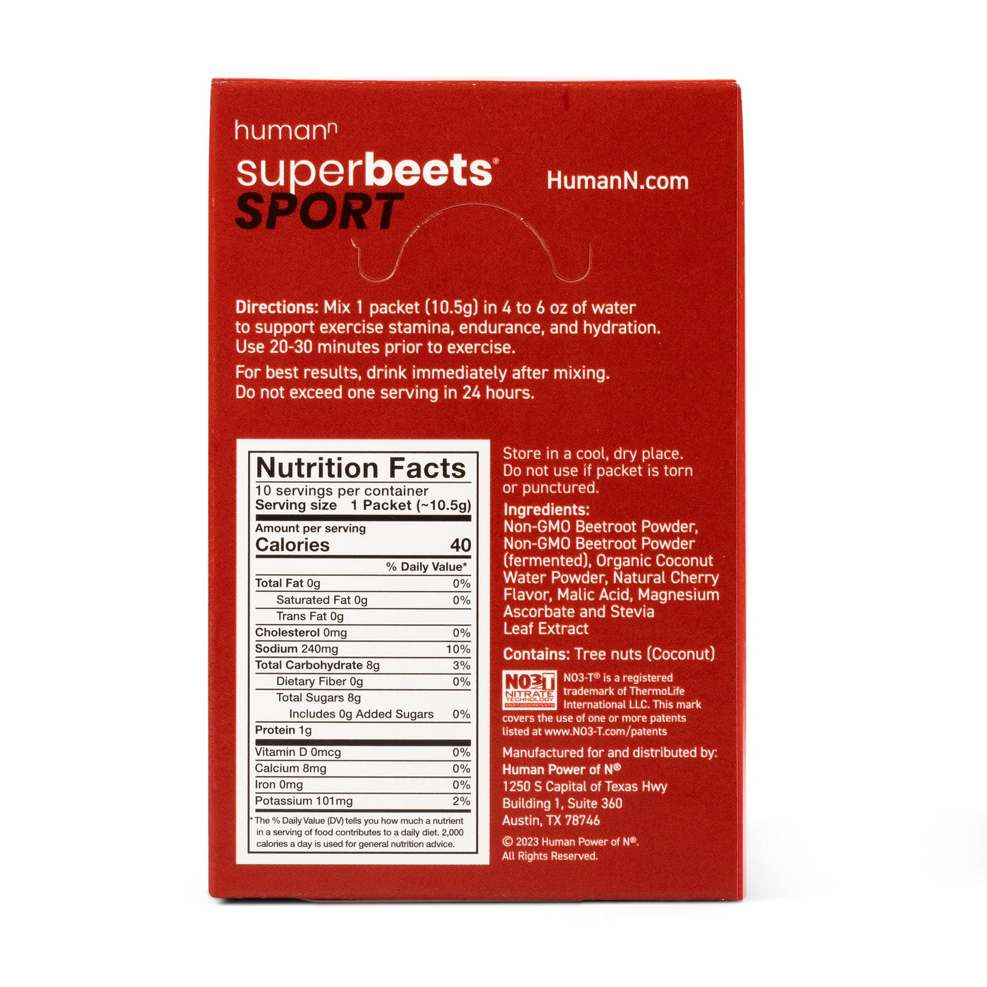 humanN SuperBeets Sport & SuperBeets Sport 10 Count humanN buy supplements canada