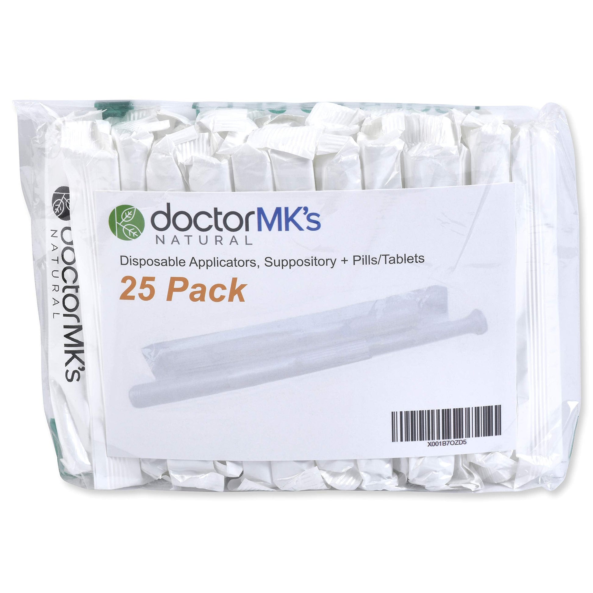 Suppository Applicators (25-Pack), Fits Most Suppositories, Pills and Tablets, Individually Wrapped doctor MK's NATURAL buy supplements canada