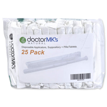 Suppository Applicators (25-Pack), Fits Most Suppositories, Pills and Tablets, Individually Wrapped doctor MK's NATURAL buy supplements canada