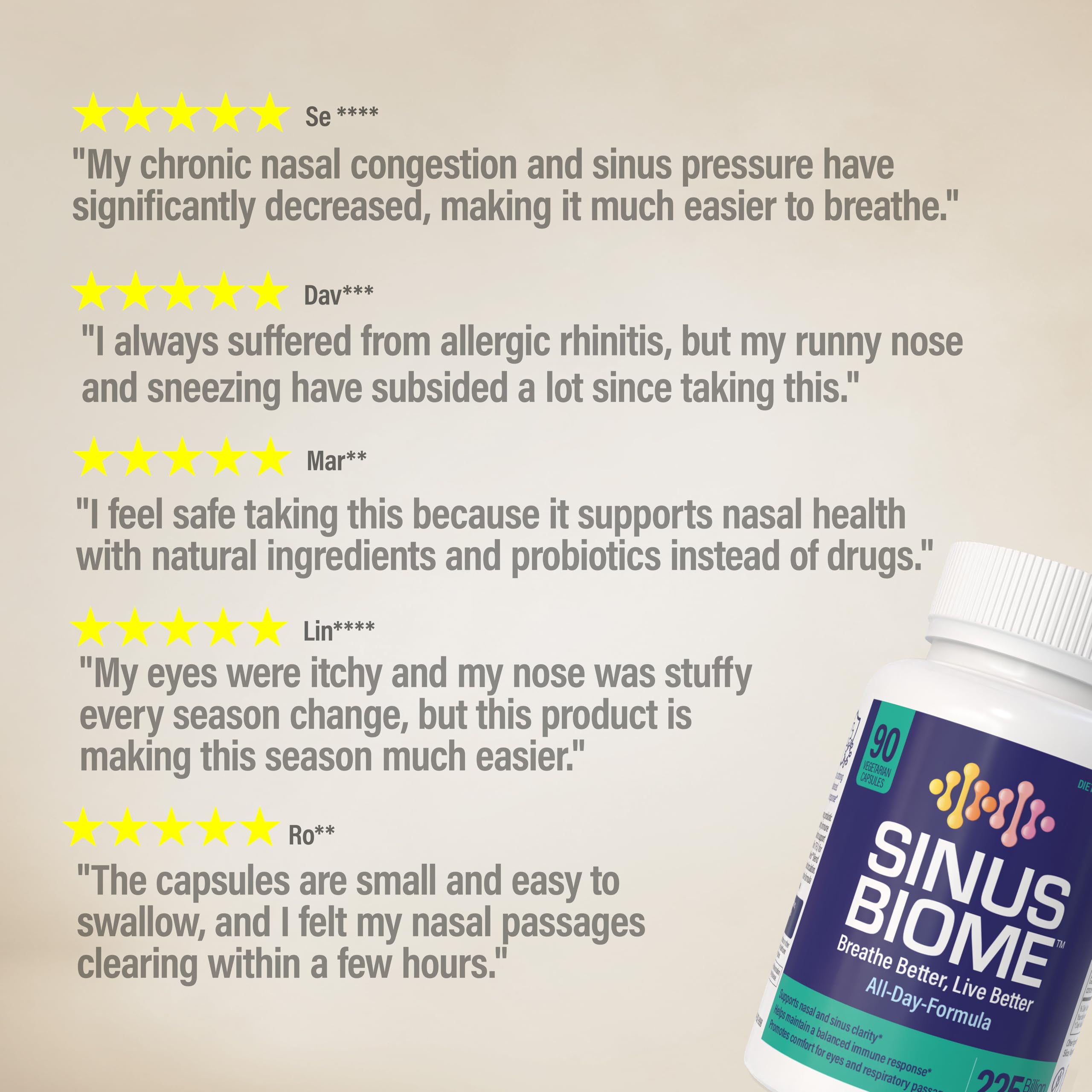 NANOWELL Sinus Biome All-Day Formula Dietary Supplement, 90 Vegetarian Capsules, 225 Billion TFU for Nasal, Sinus, Respiratory Support NANOWELL buy supplements canada