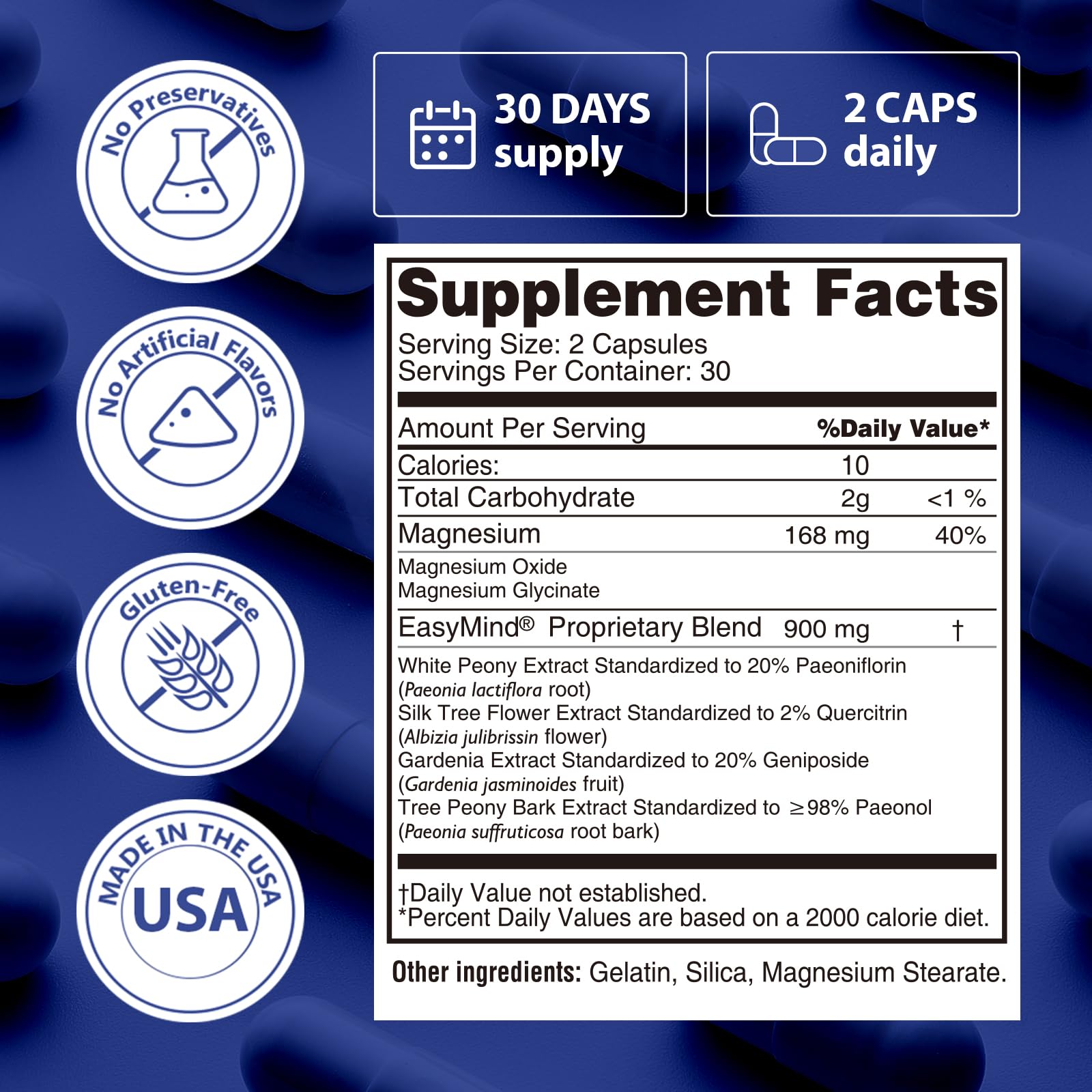 PureBotan Magnesium Oxide and Glycinate Extra Strength, Natural Sleep Aid Supplement EasyMind, High Absorption, Restful Sleep & Relaxation, Cortisol Lower, Natural-Gentle, Melatonin Free, 60 Capsules PureBotan buy supplements canada