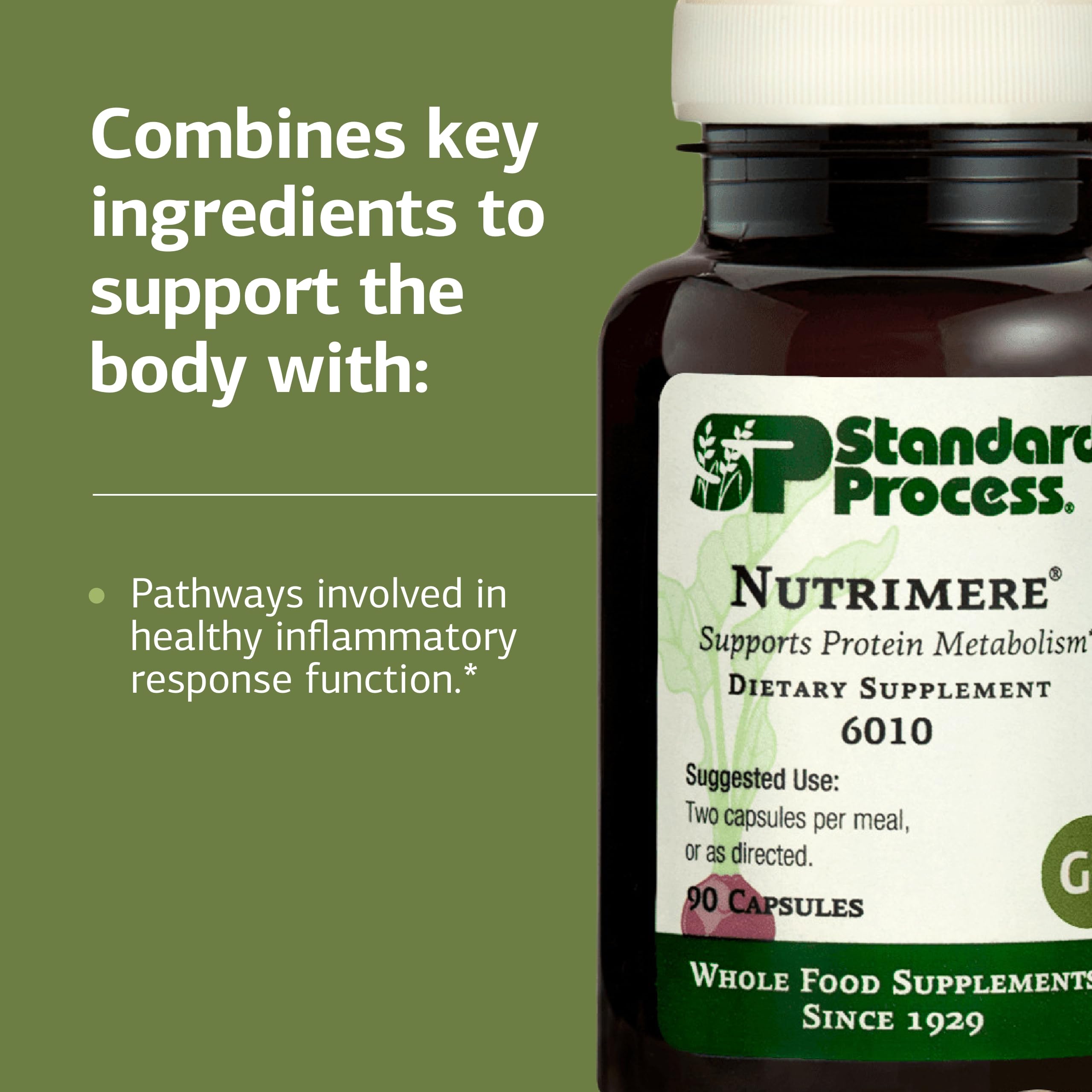 Standard Process Nutrimere - Supports Joint Health - Joint Supplement with Perna Canaliculus & New Zealand Green Mussel - Gluten-Free, Non-Soy & Non-Dairy - 90 Capsules Standard Process Inc. buy supplements canada