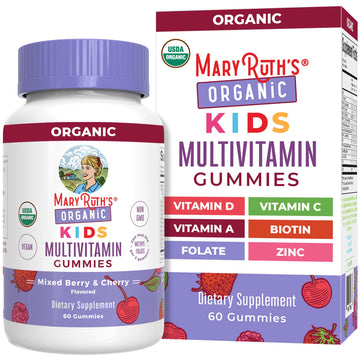 MARYRUTH'S Kids Vitamins | Multi | 1 Month Supply | Multivitamin Gummies for Ages 4+ | Multivitamin for Kids | Vegan | Only 2 Gummies a Day | 60 Count MARYRUTH'S buy supplements canada