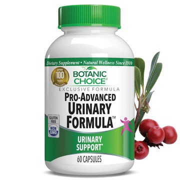 Botanic Choice Pro-Advanced Urinary Formula-Blend for Urinary Tract Health Support - Magnesium Cranberry Uva Ursi Damiana - 60 Capsules Botanic Choice buy supplements canada