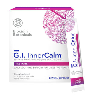 Bio-Botanical Research Biocidin Drink Mix - GI InnerCalm - Support Digestive Health, GI Detox, Healthy Mood & Sense of Relaxation - Soothing Formula with Glycine & No Glutamine (30 Stick Packs) Bio-Botanical Research buy supplements canada