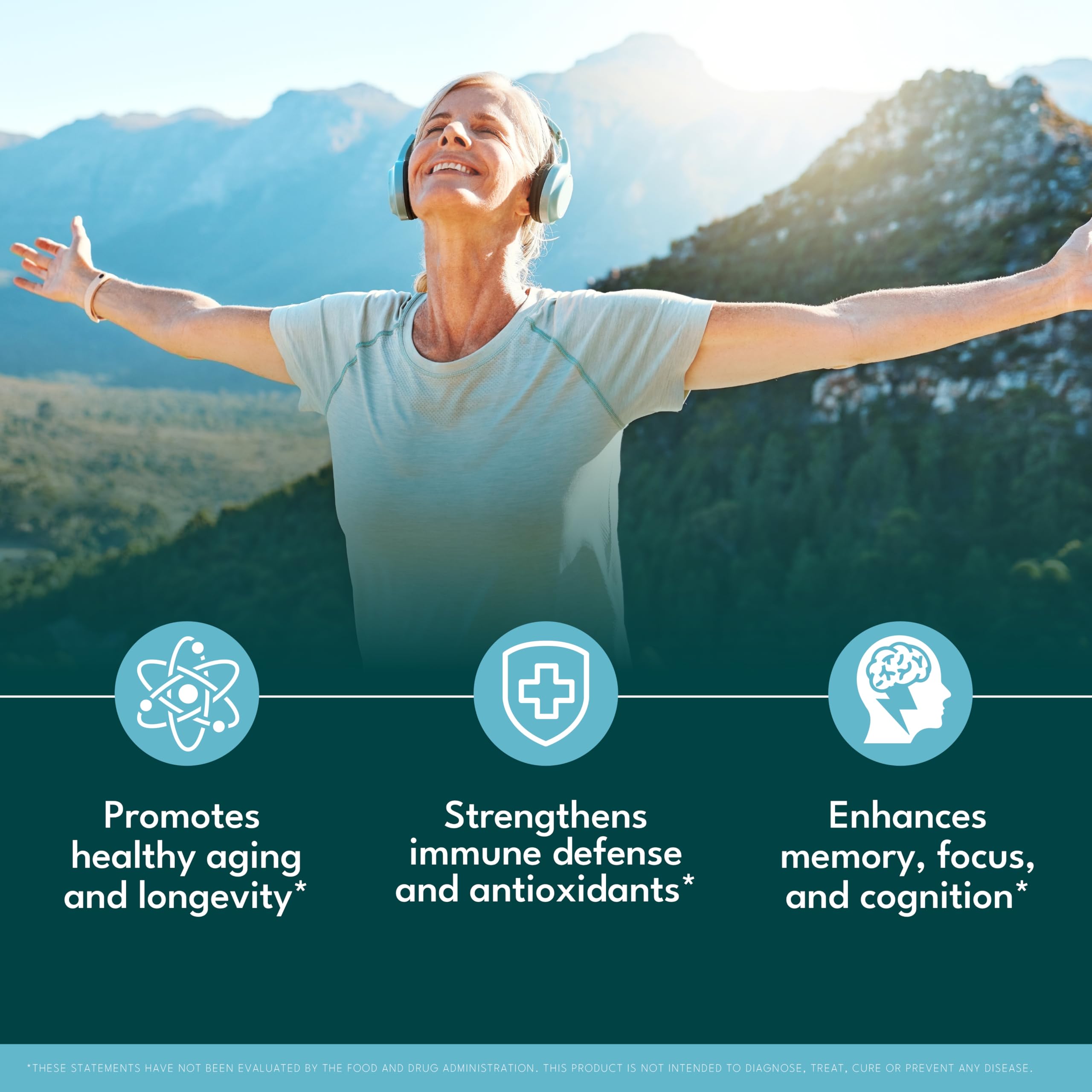 NEW AGE NAD+ Supplement Complex – NAD+ 300 mg with Astaxanthin, Urolithin A, Resveratrol, CoQ10 & Antioxidant Blend – Cellular Energy, Support or Women & Men – Vegan, Non-GMO- 120 Count NEW AGE buy supplements canada