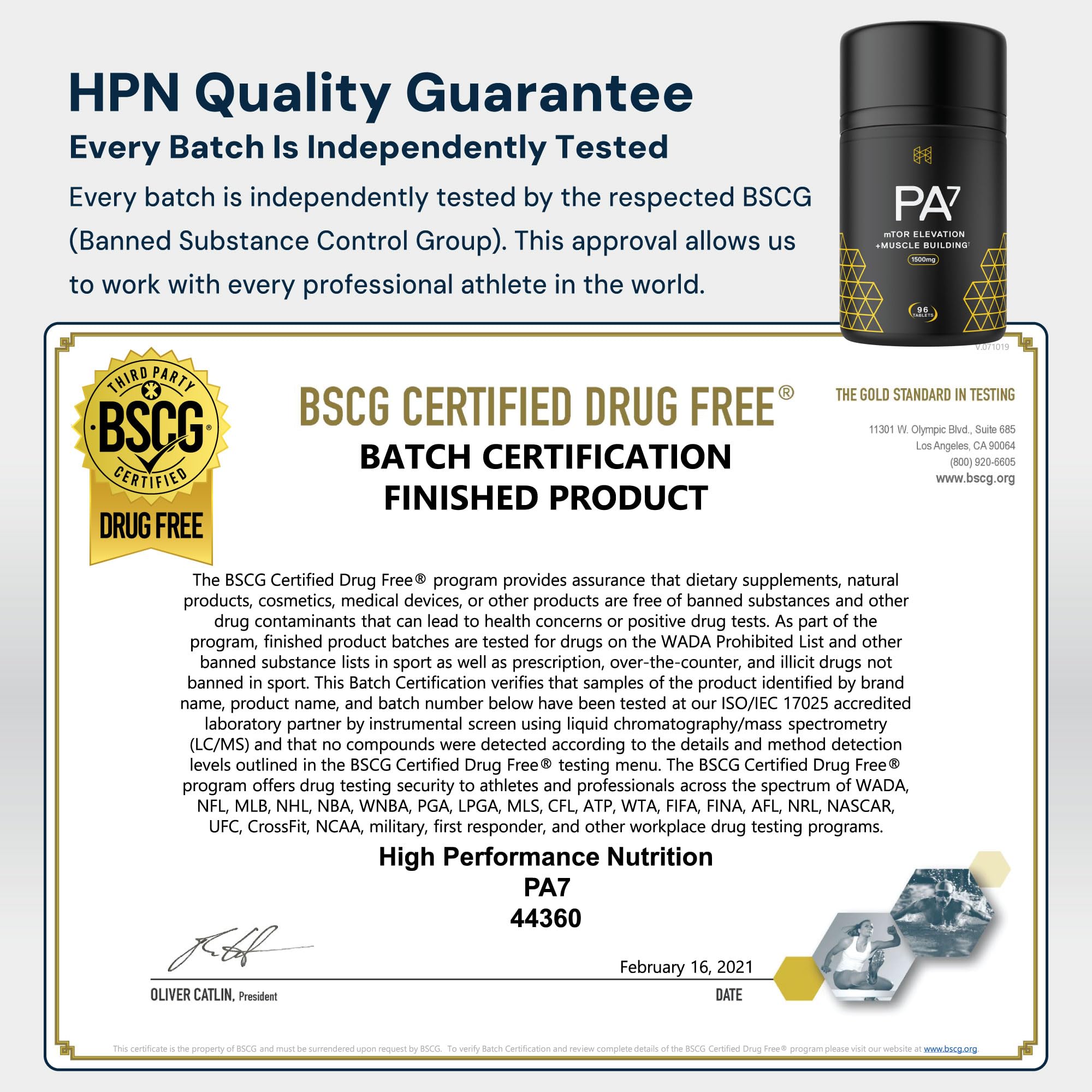 HPN PA(7) Phosphatidic Acid Muscle Builder Top Natural Muscle Builder - Boost mTOR | Build Mass and Strength from Your Workout | 30 Day Supply HPN buy supplements canada