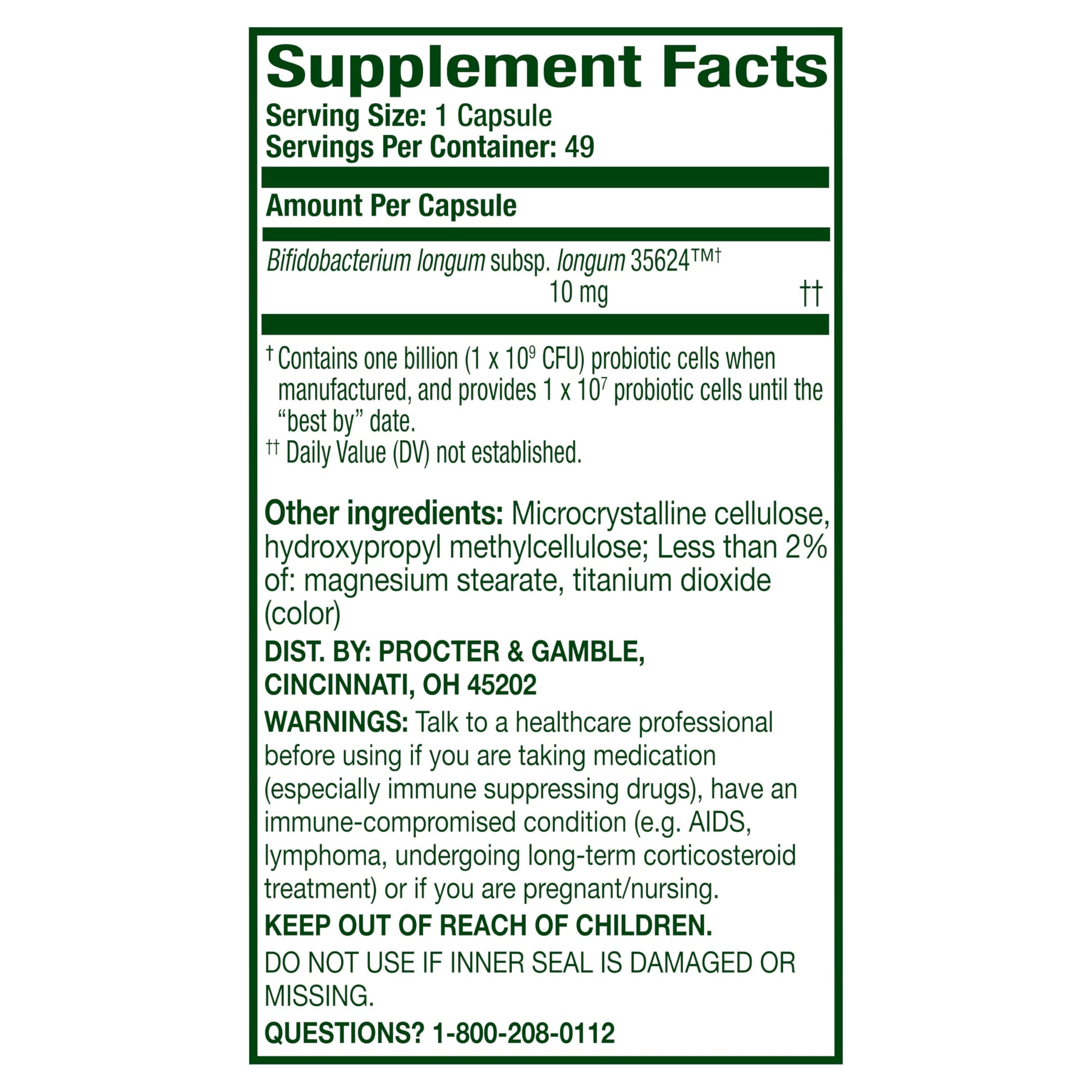 Align Probiotic, 24/7 Digestive Support*§, Probiotics for Women and Men, Probiotics for Digestive Health, Men and Womens Probiotic Capsules Help Relieve Occasional Bloating & Gas*, 49 Capsules Align buy supplements canada