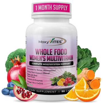 Methylated Multivitamin for Women with Iron - Womens Multivitamin with 44 Organic Whole Food & Fermented Nutrients MoxyVites buy supplements canada
