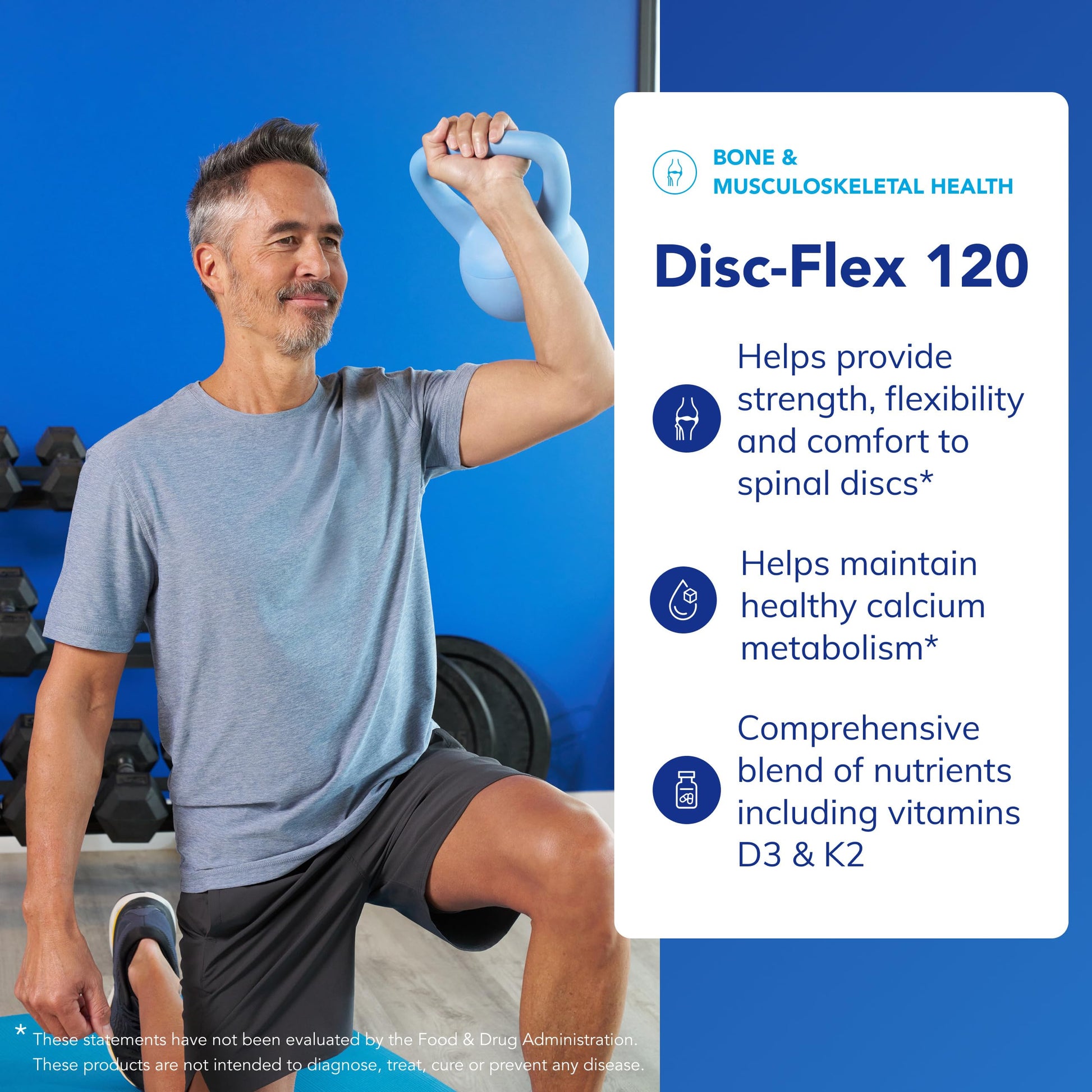 Pure Encapsulations Disc-Flex - Bone & Musculoskeletal Health Dietary Supplement - Supports Spinal Disc Strength & Flexibility* - Vegetarian & Gluten Free - 120 Capsules Pure Encapsulations buy supplements canada