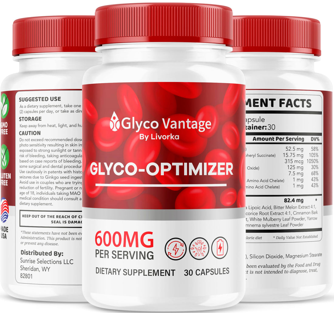 (2 Pack) Glyco Vantage Glyco Optimizer, Glyco Vantage, Glyco Vantage Capsules, Glyco Vantage Joint Optimizer, GlycoVantage Glyco Optimizer Pills, Glyco Vantage Support, 60 Capsules For 2 Months LIVORKA buy supplements canada