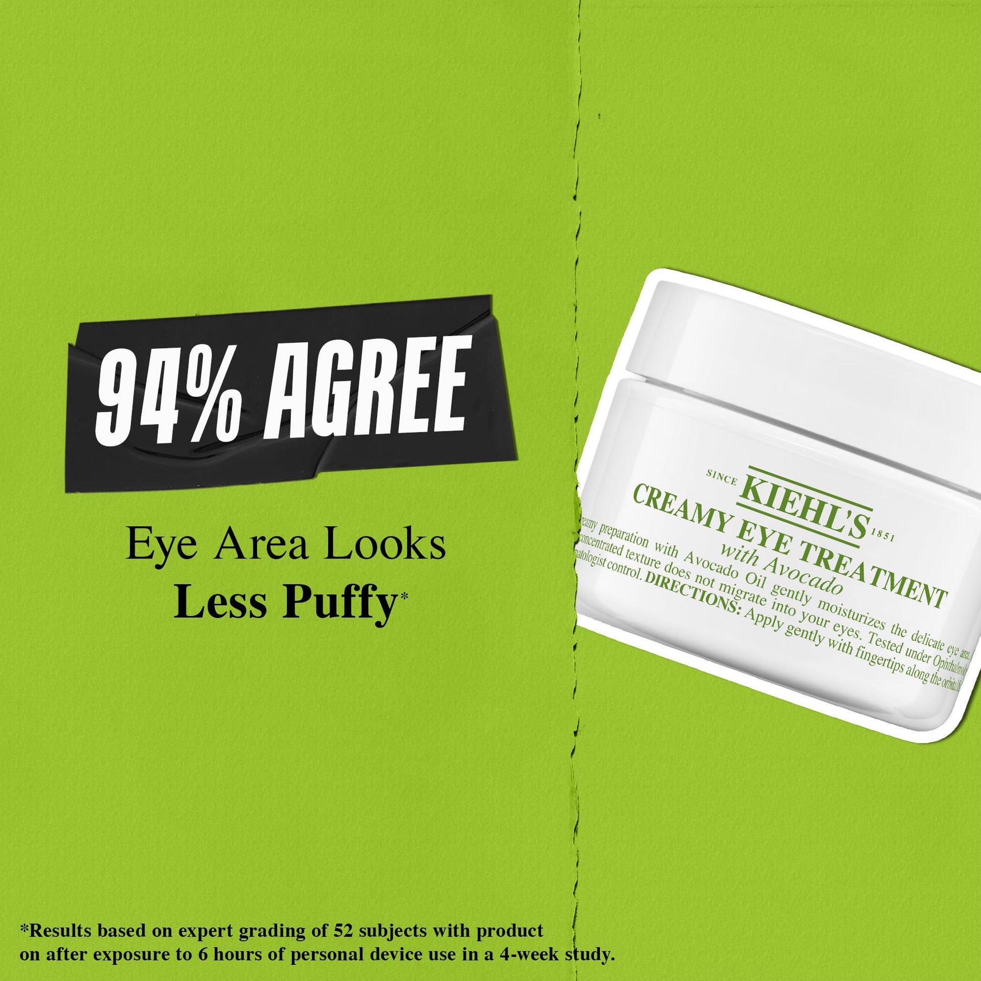 Kiehl's Avocado Eye Treatment, Nourishing and Hydrating Eye Cream, Avocado Oil and Caffeine to Energize and Invigorate Skin, Tired Eyes Kiehl's buy supplements canada