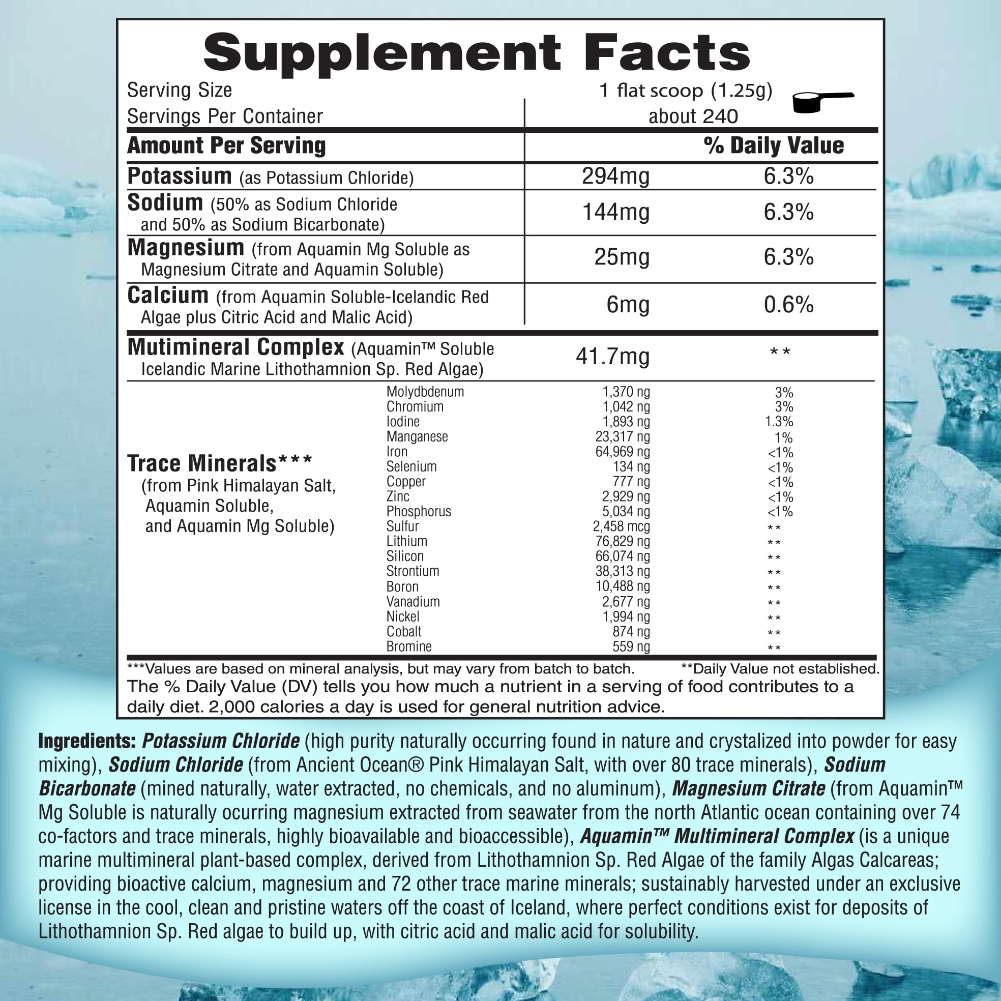 FAST LYTE No Sugar Electrolytes Powder in the Raw | Mix in Coffee, Soup, Juice, Water, Smoothies, Broth, Anything | No Sweeteners or Flavorings | Keto & Sugar Free | Non-GMO & Vegan FAST LYTE buy supplements canada