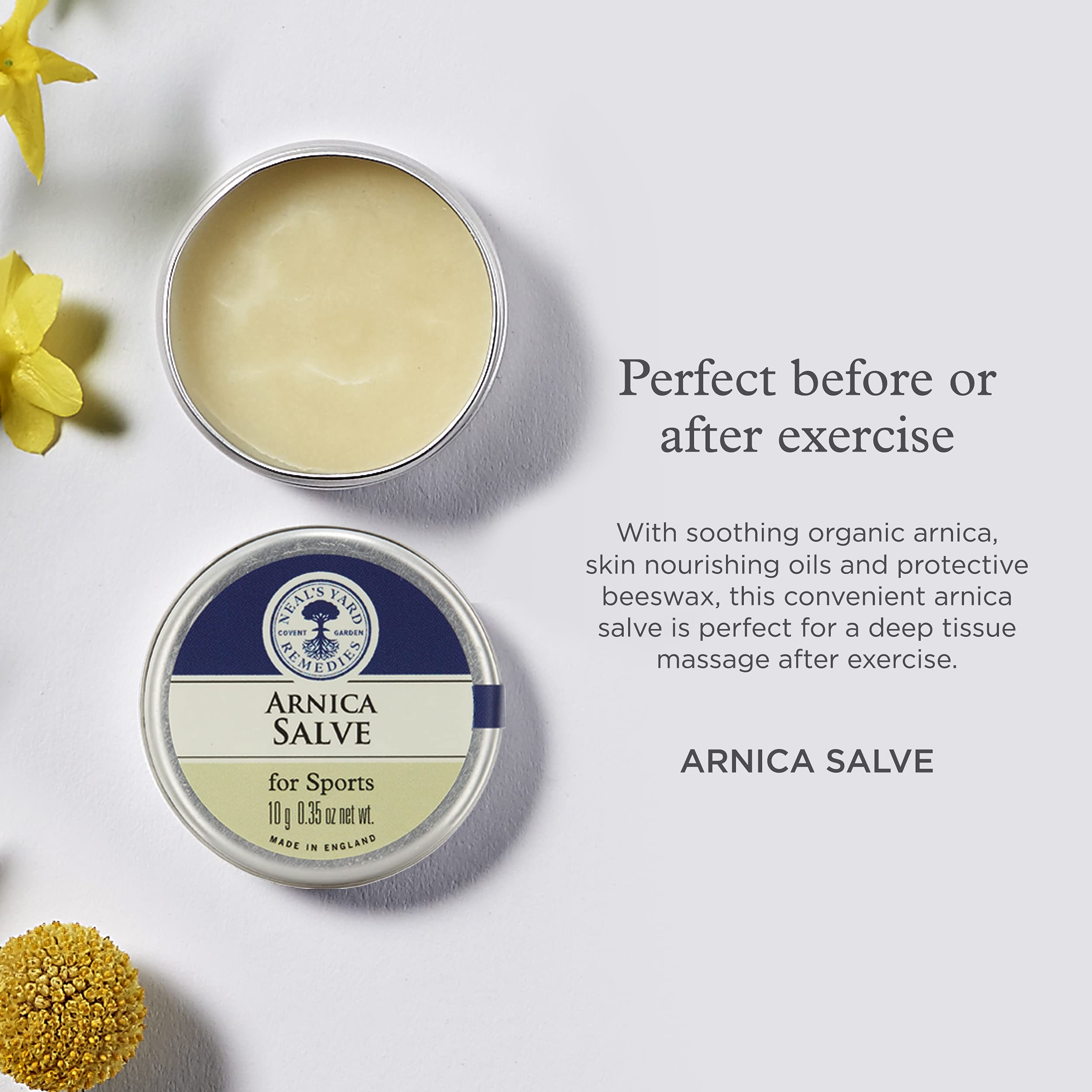 Neal's Yard Arnica Salve with Nourishing Oils & Soothing Beeswax for Sore Muscles, Aches & Stiffness, Vegetarian Approved, Cruelty Free,1.59 oz Neal's Yard Remedies buy supplements canada