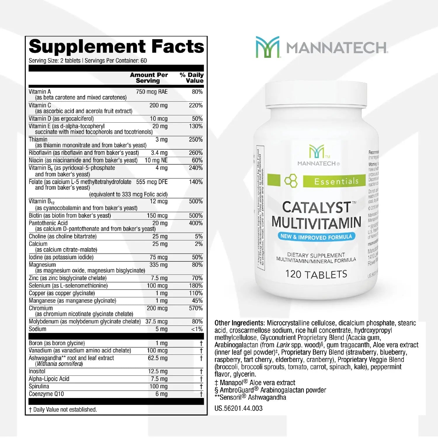 Mannatech Catalyst Multivitamin 120 Tablets, Maximize Your Multivitamin. Provides Antioxidants Vitamin A, Vitamin C, and Vitamin E Mannatech buy supplements canada