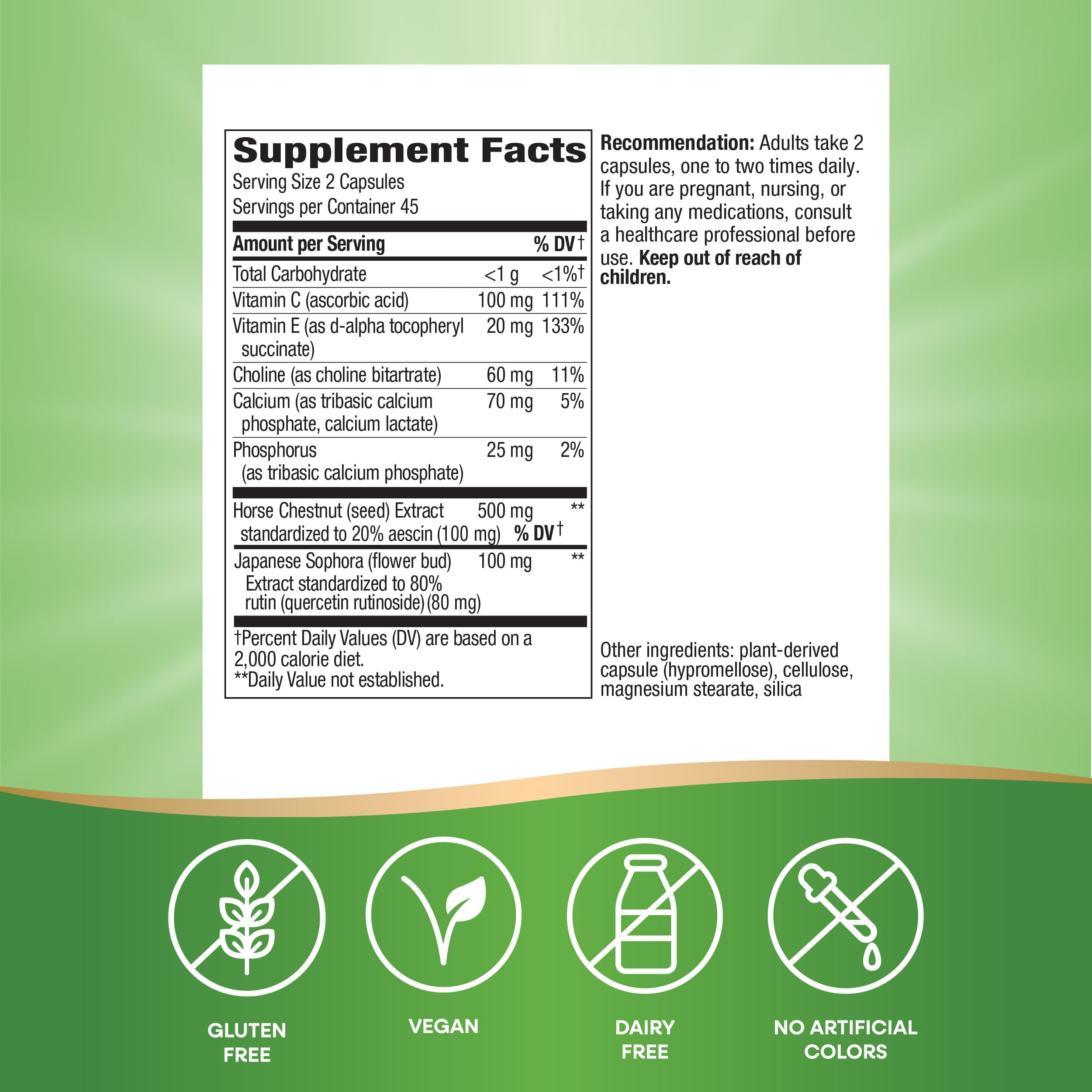 Nature's Way Premium Hem-Care, Unique Vein Health Blend*, 90 Capsules Nature's Way buy supplements canada
