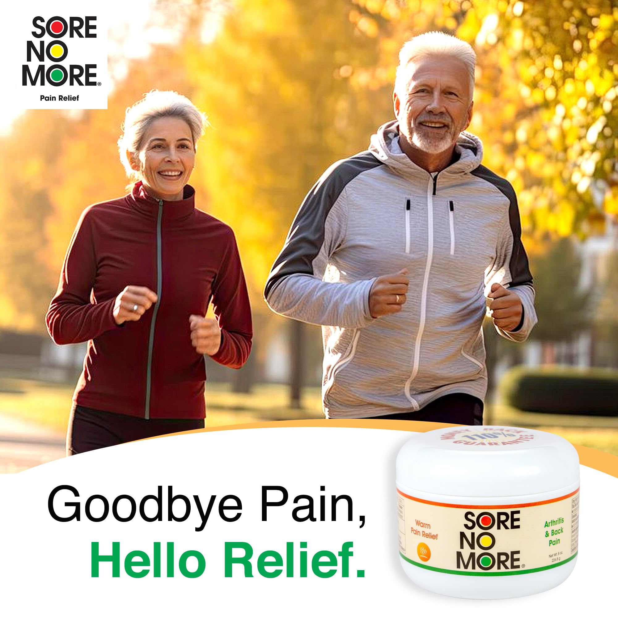 Sore No More Warm Arthritis Pain Relief Cream – Targeted Reliever for Back, Neck, Hands & Feet – Soothing & Fast-Acting Formula for Aches and Pains – Non-Greasy with Orange Aroma – 8 oz Sore No More buy supplements canada
