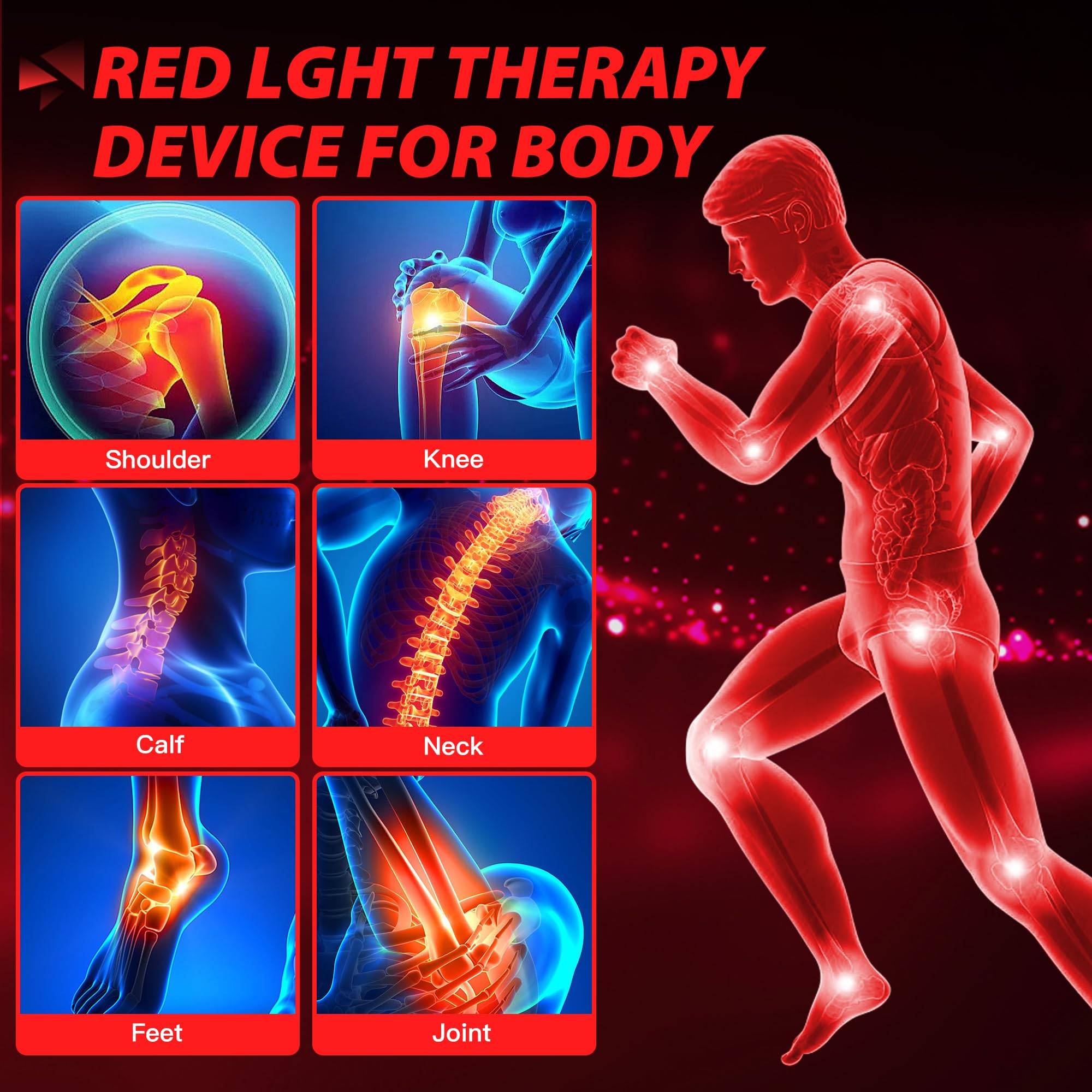 Dexnump Red Light Therapy for Face, 324 LEDs Red Light Therapy Lamp Height Free Adjustment Infrared Dexnump buy supplements canada