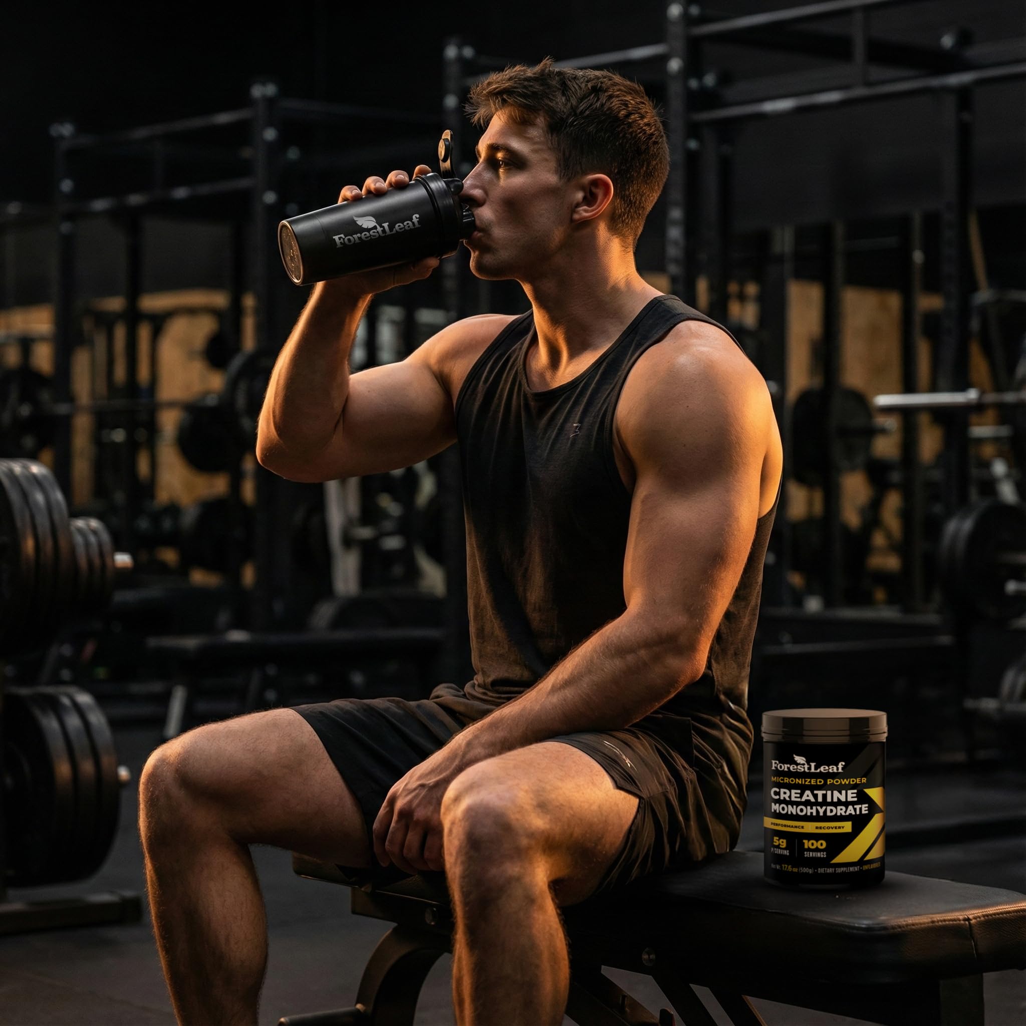 ForestLeaf Micronized Creatine Monohydrate Powder - Maximize Muscle Growth & Strength - Unflavored Creatine for Women and Men ForestLeaf buy supplements canada