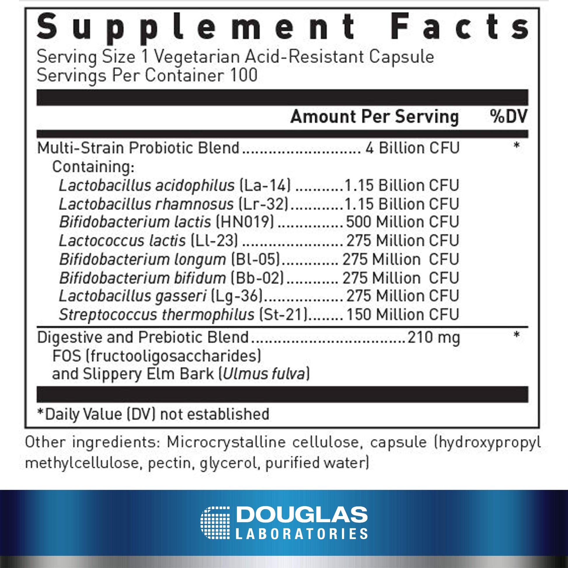 Douglas Laboratories | Multi-Probiotic 4 Billion | Support for Gastrointestinal and Immune Health* | 100 Capsules Douglas Laboratories buy supplements canada