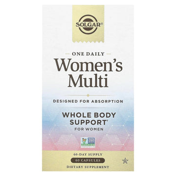 Solgar One Daily Women's Multi Whole Body Support Highly Absorbable Delayed Release Vitamin for Women, Supplement for Immune, Heart, Energy Solgar buy supplements canada