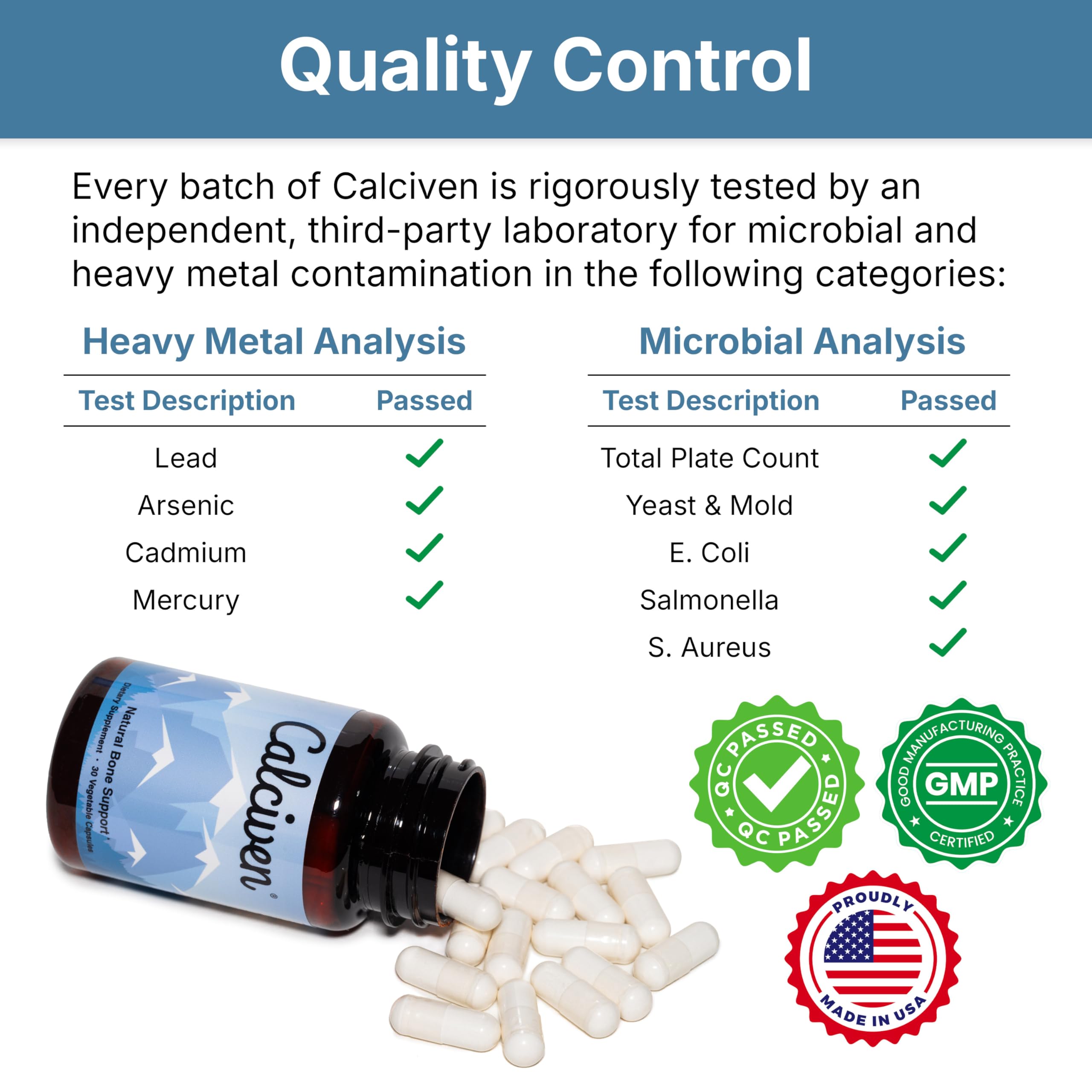 Calciven - Natural Bone Support Supplement - Non-GMO, Gluten-Free Calciven buy supplements canada
