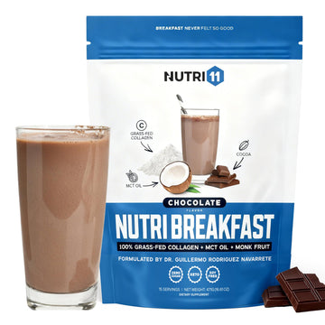 Nutri11 NutriBreakfast by Nutrillermo/Keto Protein Collagen Powder with MCT Oil/MCT Oil Powder/Keto Collagen Peptides with Grass-Fed Bovine Nutri11 buy supplements canada