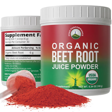Organic Beet Root Powder - Ultra High Purity Super Food Beets Juice Powder. 100% Pure Nitric Oxide Boosting Beetroot Supplement. Keto, Paleo, Vegan Reds Superfood Rich in Polyphenols Peak Performance buy supplements canada
