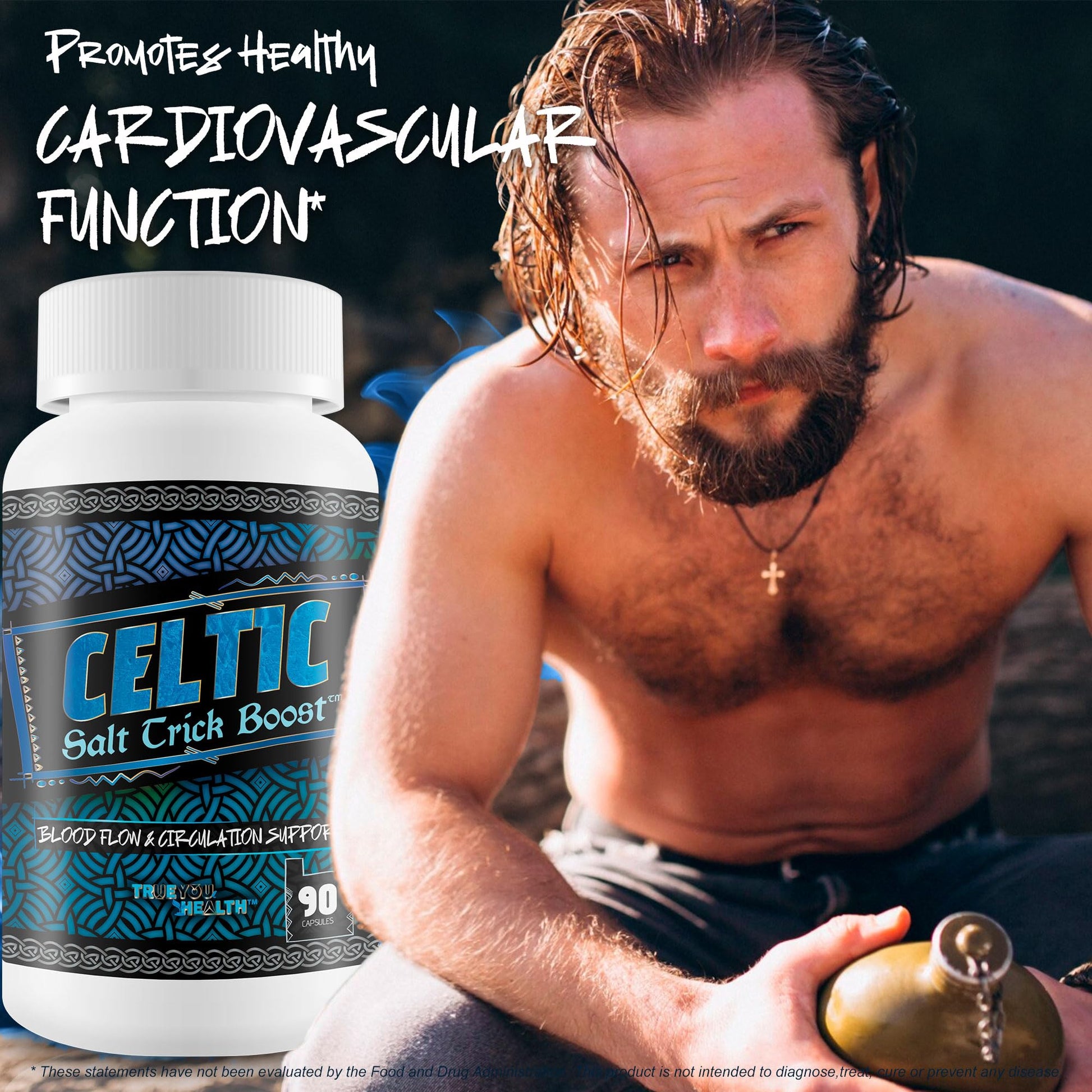 Celtic Salt Trick Boost for Blood Flow - Improved Formula - Our Best Blood Circulation Supplements for Men - Increase Blood Flow Care Blood Circulation Pills - Advanced Blood Flow Support True You Health buy supplements canada