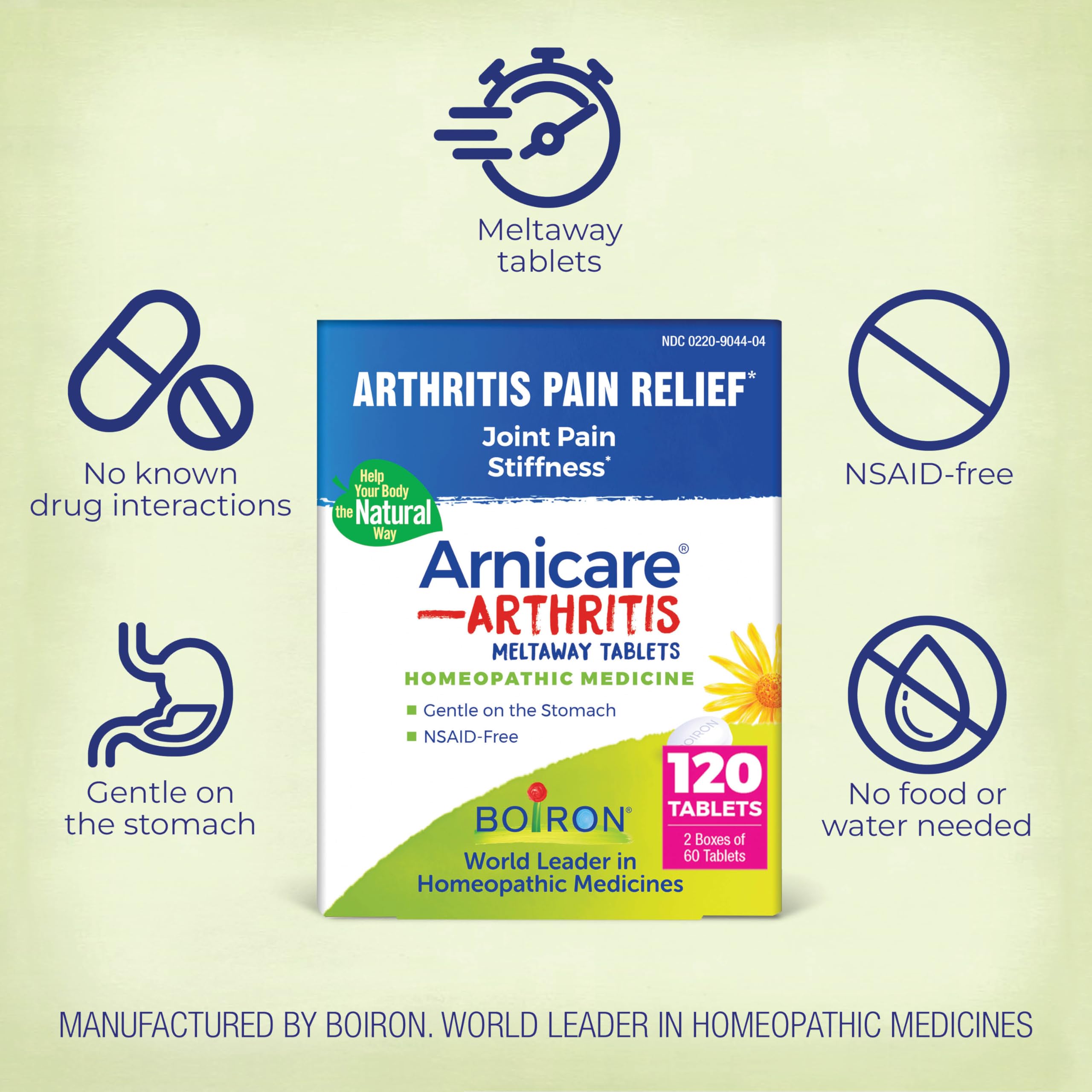 Boiron Arnicare Arthritis Tablets for Arthritis Pain Relief, Joint Soreness, and Rheumatic Pain - 120 Count Boiron buy supplements canada