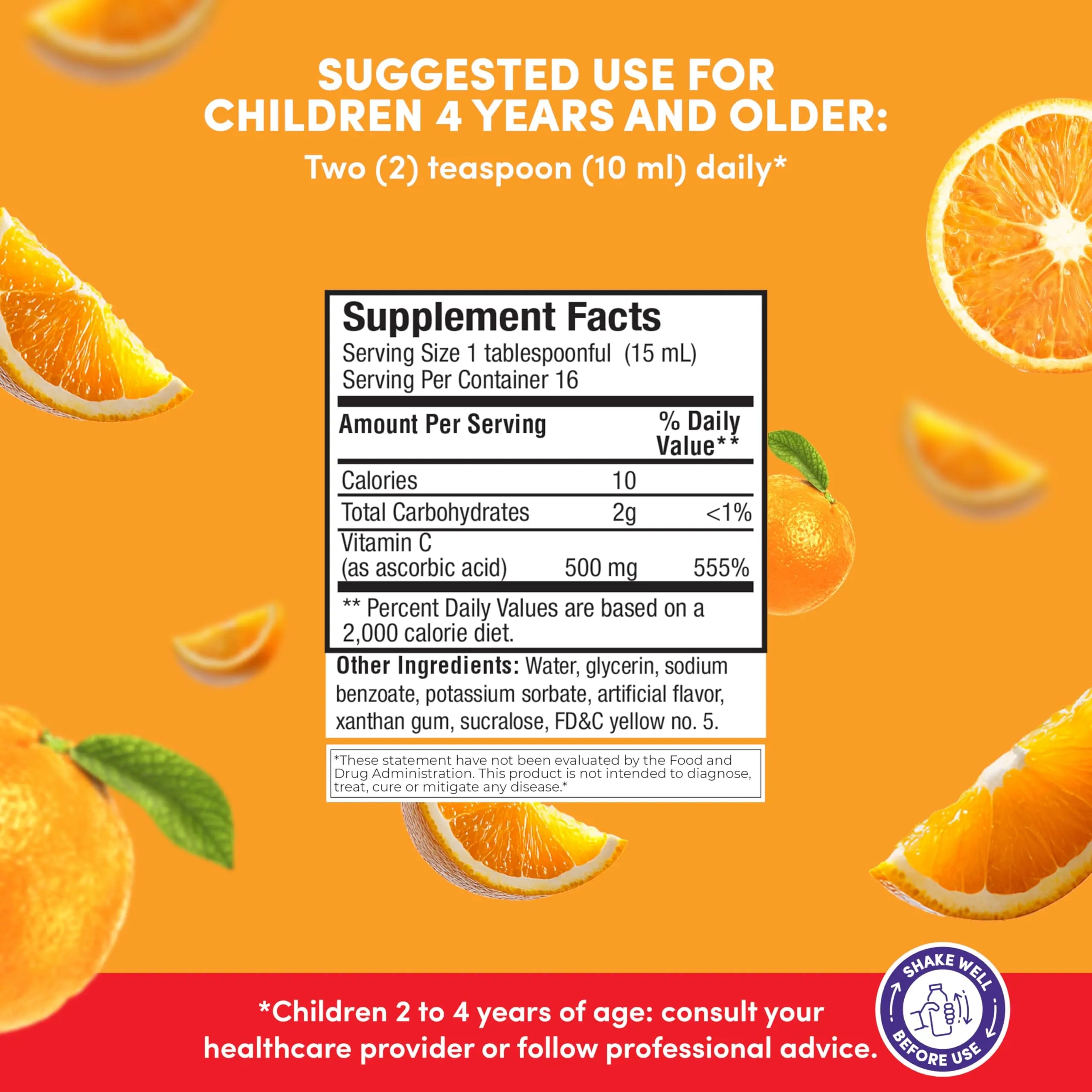 GirafKids Multivitamin Syrup + Liquid Vitamin C Bundle for Kids Ages 4+ | Omega-3, Beta Glucan, Folic Acid & Antioxidant Support | Peach & Orange Flavors PHARMADEL buy supplements canada