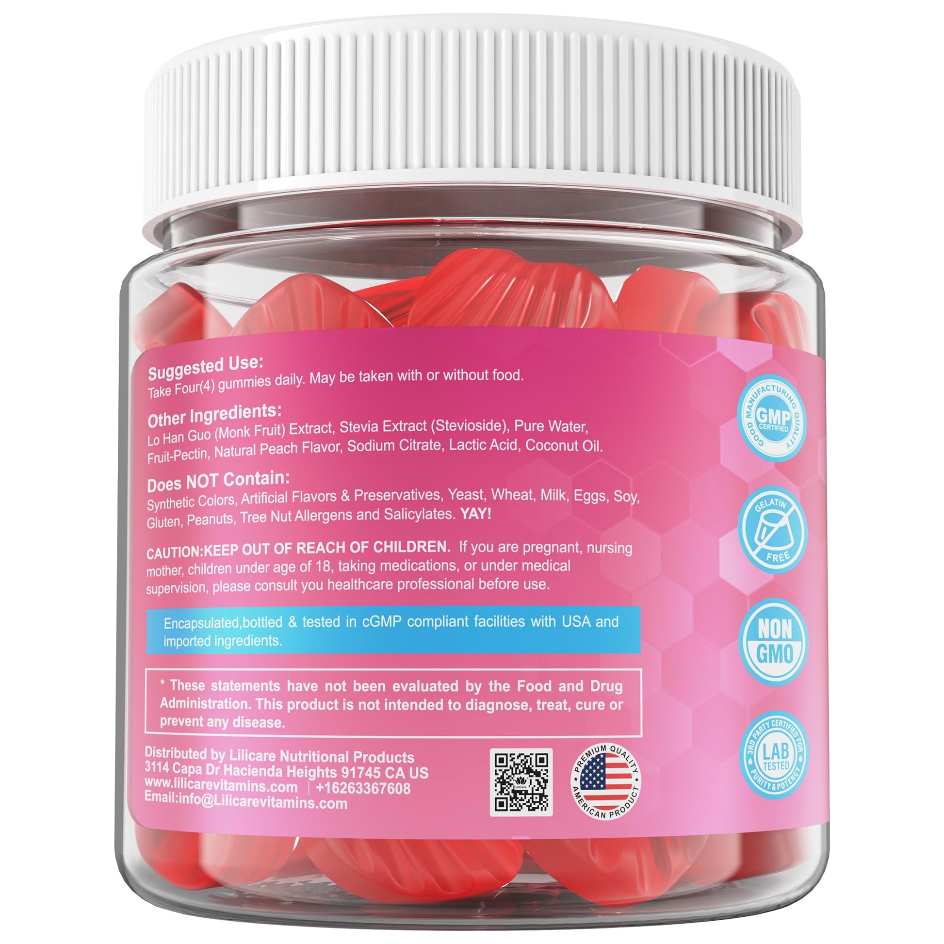 Creatine for Women Gummies, Micronized Creatine Monohydrate + Myo-Inositol, Collagen Peptides, BCAAs, Hyaluronic Acid, Vitamin B6 B12, Zinc for Enërgy, Föcus, Hörmonal Balance, Sugar Free, 120 Counts LILICARE buy supplements canada
