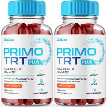 (2 Pack) Primo TRT Gummies, Primo TRT Advanced Performance Blend Supplement, PrimoTRT Try Prime Gomitas Maximum Strength for Males Support for Overall Health Wellness All Natural Ingredients (120 Ct) Vitaluxa buy supplements canada