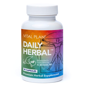 Vital Plan Daily Herbal Supplement by Dr. Bill Rawls – Herbal Immunity Booster for Immune Support, Microbiome Balance & Cell Health — Reishi Mushroom, Turmeric & Rhodiola Vital Plan buy supplements canada