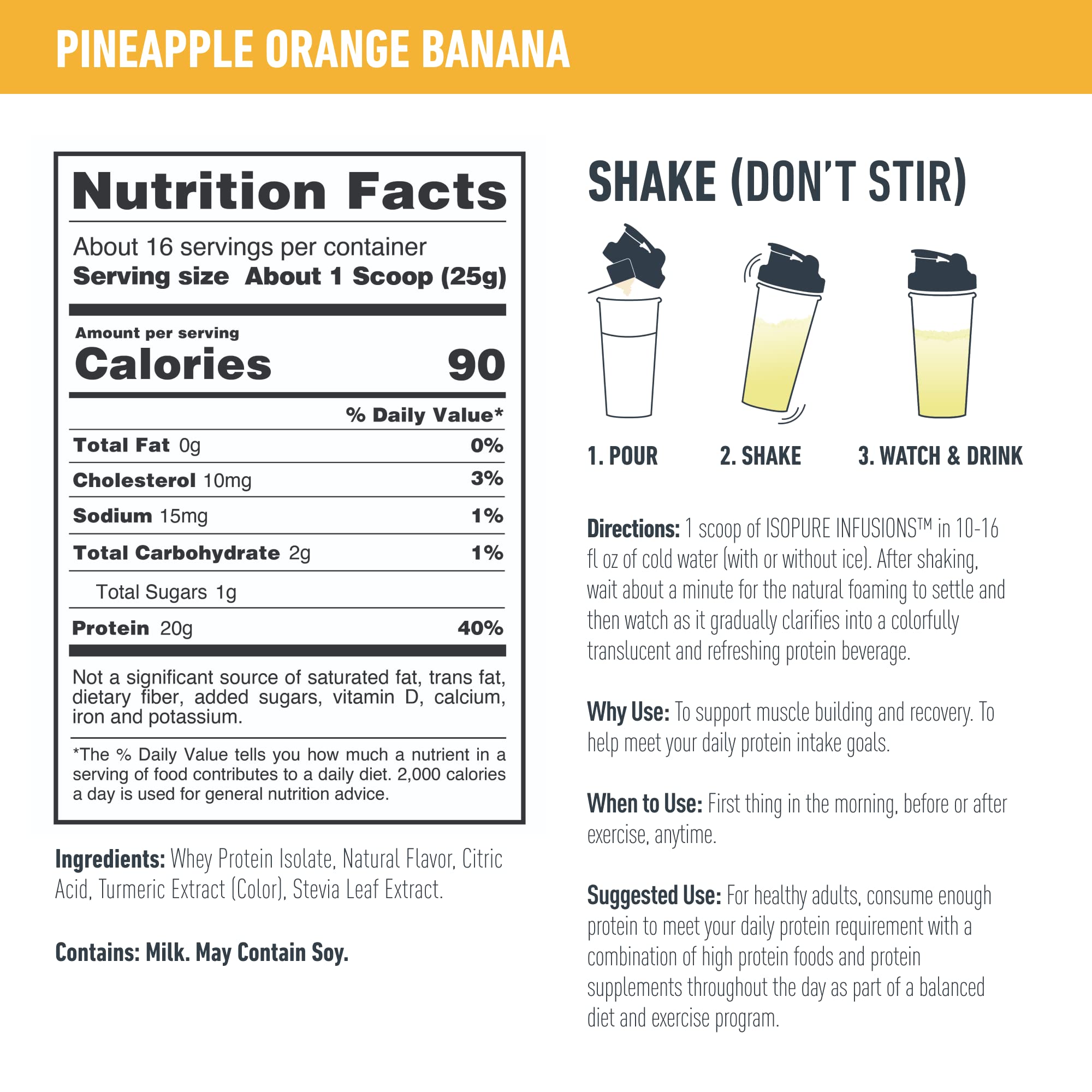 Isopure Protein Powder, Gluten Free, Whey Protein Isolate, Post Workout Recovery Drink Isopure buy supplements canada