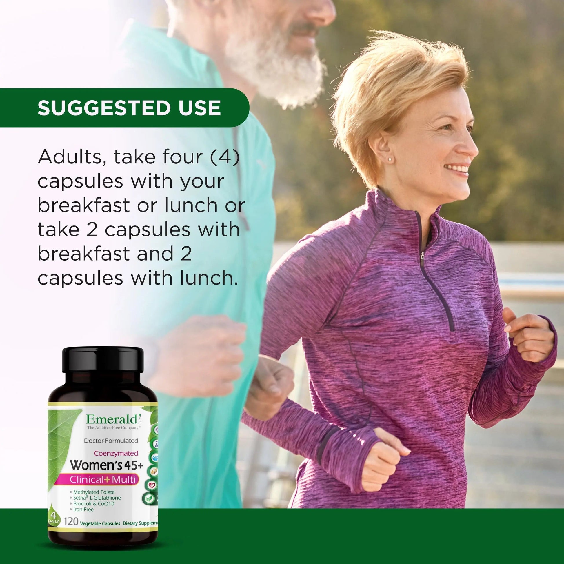 Emerald Labs Women's 45+ Clinical Multi - Multivitamin for Comprehensive Support, Bone & Heart Health* - Designed for Women 45+ Emerald Laboratories buy supplements canada