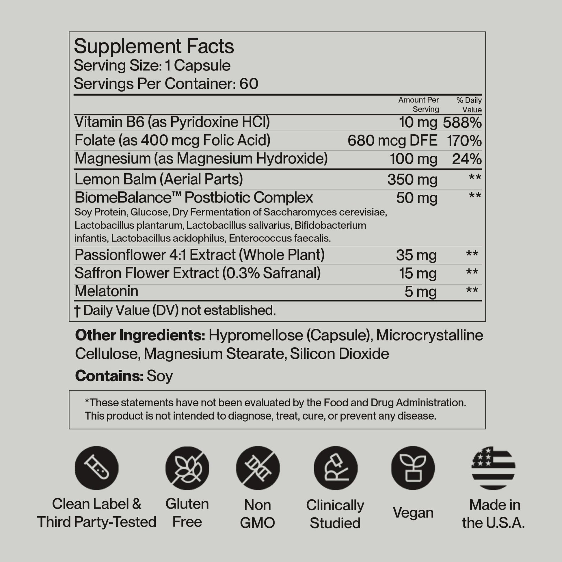 SecondKind Anxiety & Stress Relief Supplement – Saffron & Postbiotic Supplement for Emotional Support – 1000x More Active Ingredients Than Probiotics. Made with BiomeBalance™ in the USA, 60 Capsules SecondKind buy supplements canada
