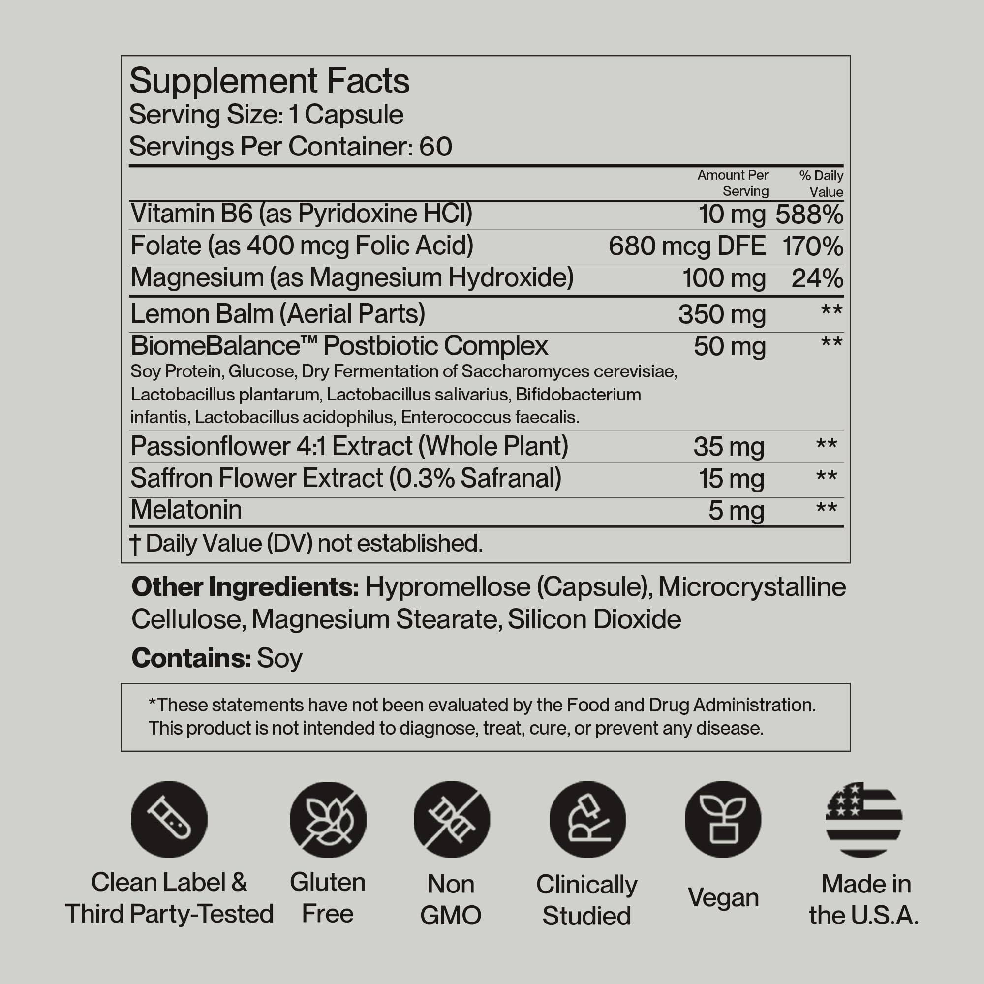 SecondKind Anxiety & Stress Relief Supplement – Saffron & Postbiotic Supplement for Emotional Support – 1000x More Active Ingredients Than Probiotics. Made with BiomeBalance™ in the USA, 60 Capsules SecondKind buy supplements canada