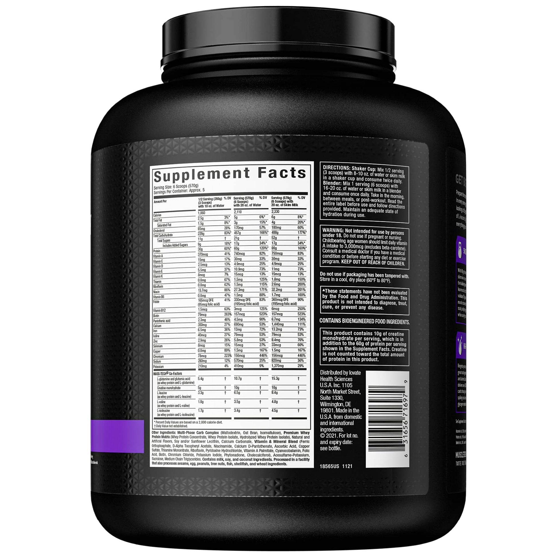 Muscletech Mass Gainer Mass-Tech Extreme 2000, Muscle Builder Whey Protein Powder MuscleTech buy supplements canada