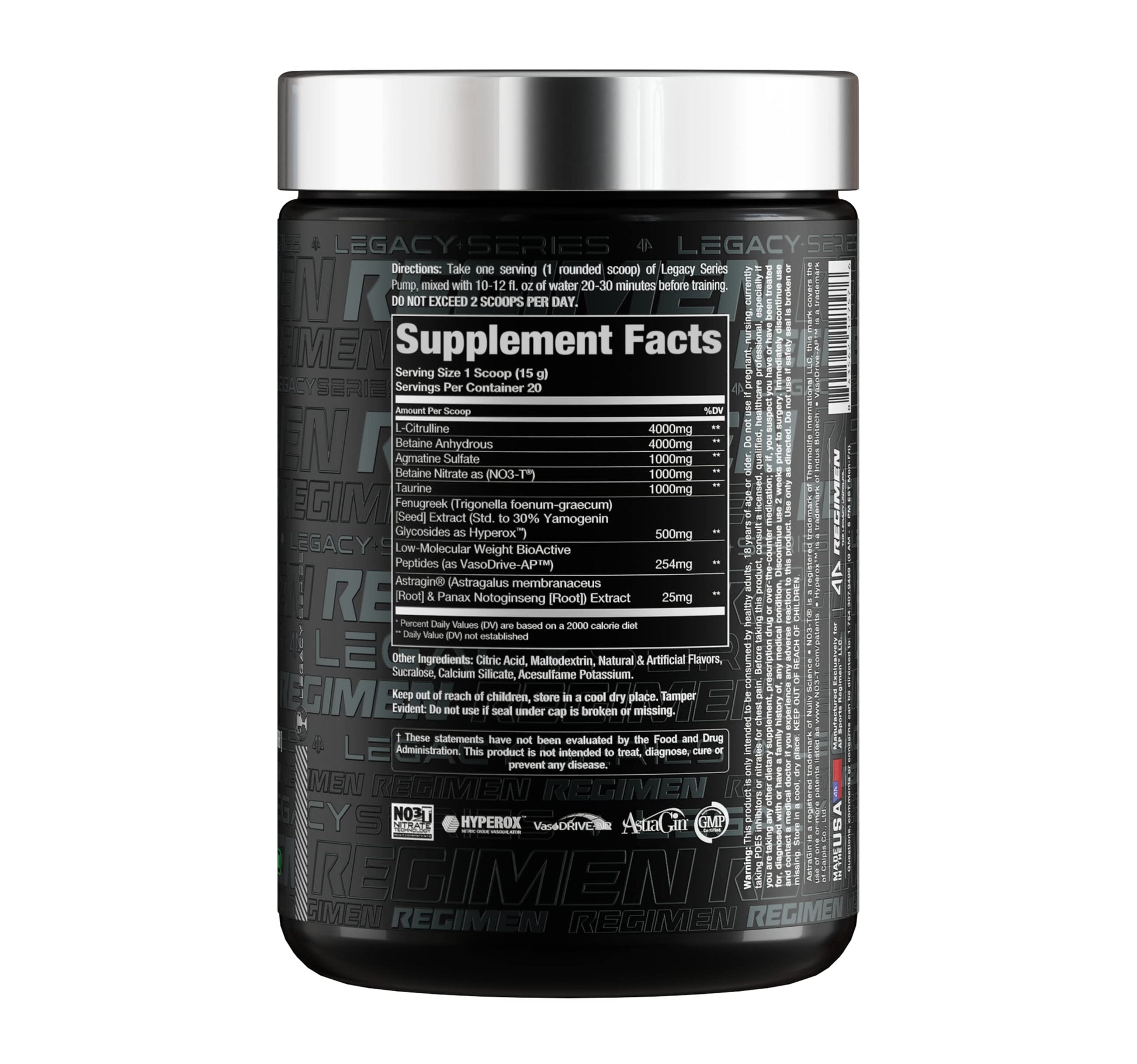 Legacy Series Pump Stim Free Muscle Pump Amplifier Pre-Workout Powder by AP Sports AP Regimen buy supplements canada