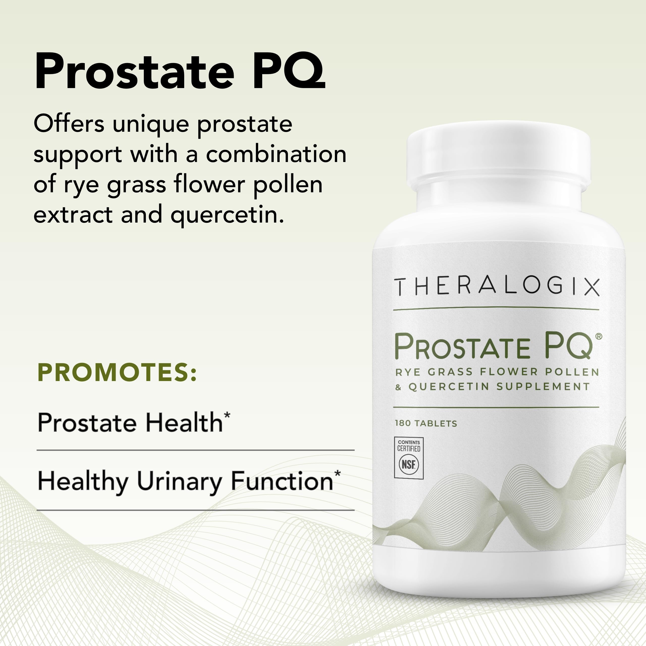 Theralogix Prostate PQ - Rye Grass Pollen Extract & Quercetin Supplement - 90-Day Theralogix buy supplements canada