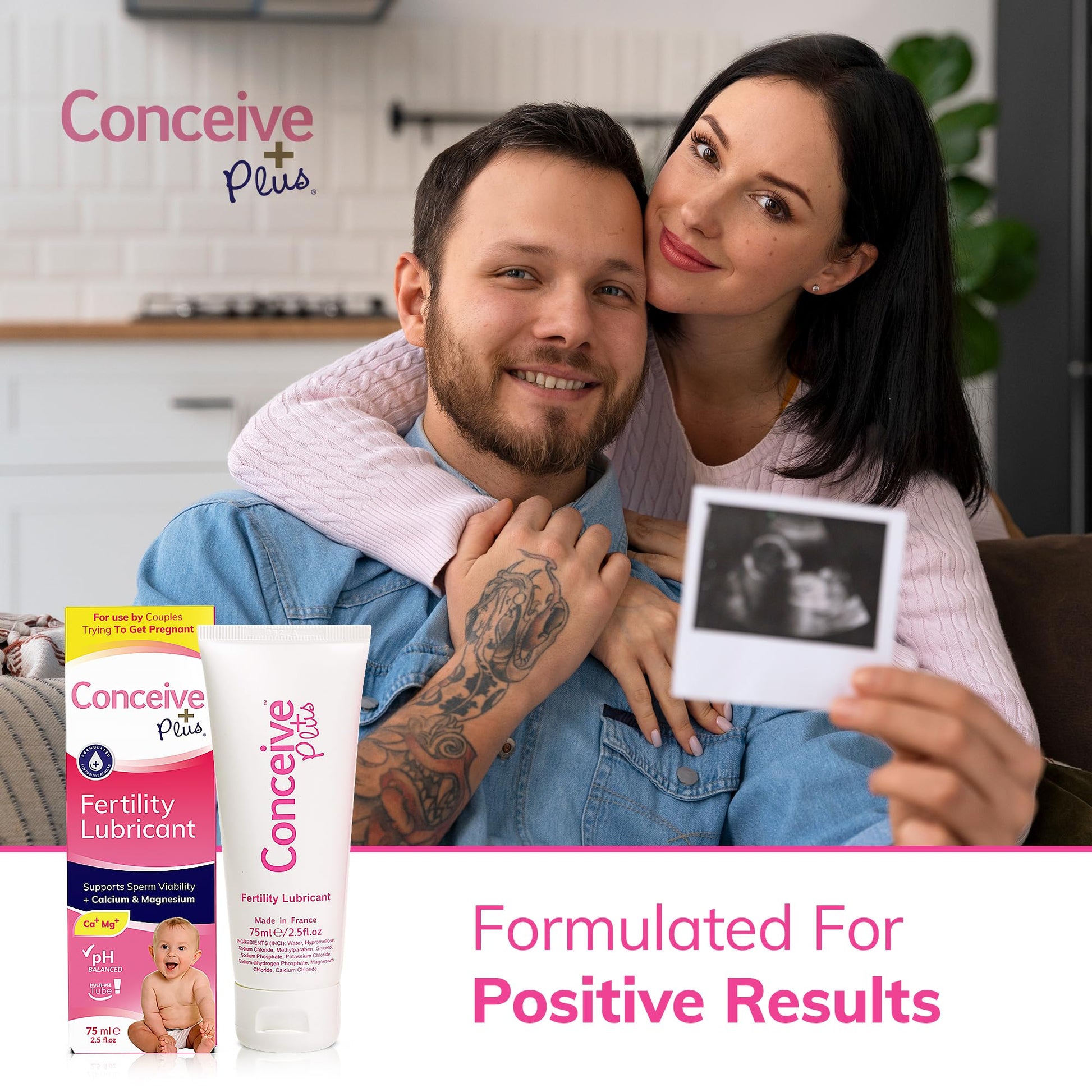 Conceive Plus Fertility Lubricant - Fertility Friendly Lube for Couples Trying to Conceive, 75ml / 2.5 fl oz CONCEIVE PLUS buy supplements canada