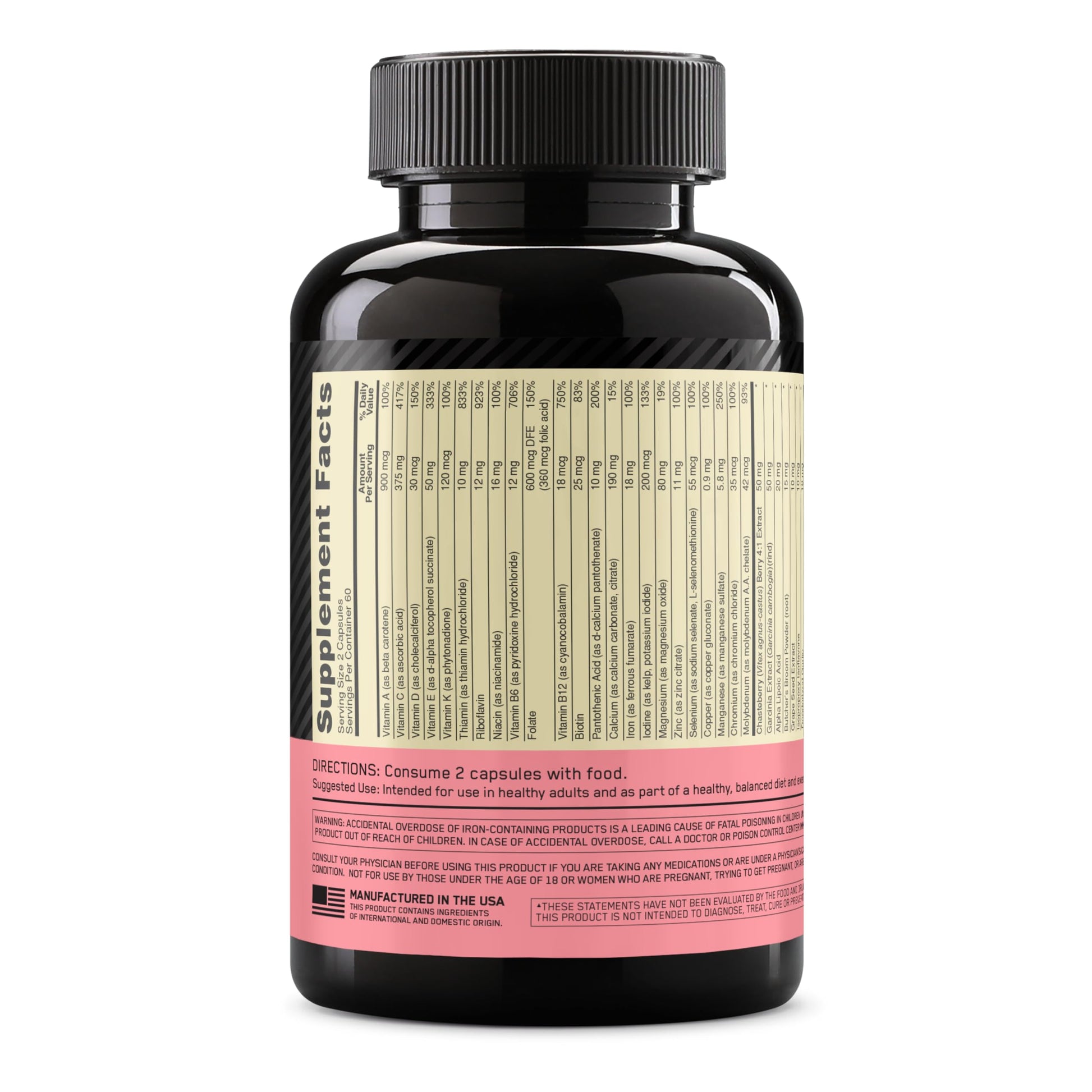 Optimum Nutrition Opti-Women, Vitamin C, Zinc and Vitamin D for Immune Support Womens Daily Multivitamin Supplement with Iron, Capsules, 120 Count Optimum Nutrition buy supplements canada