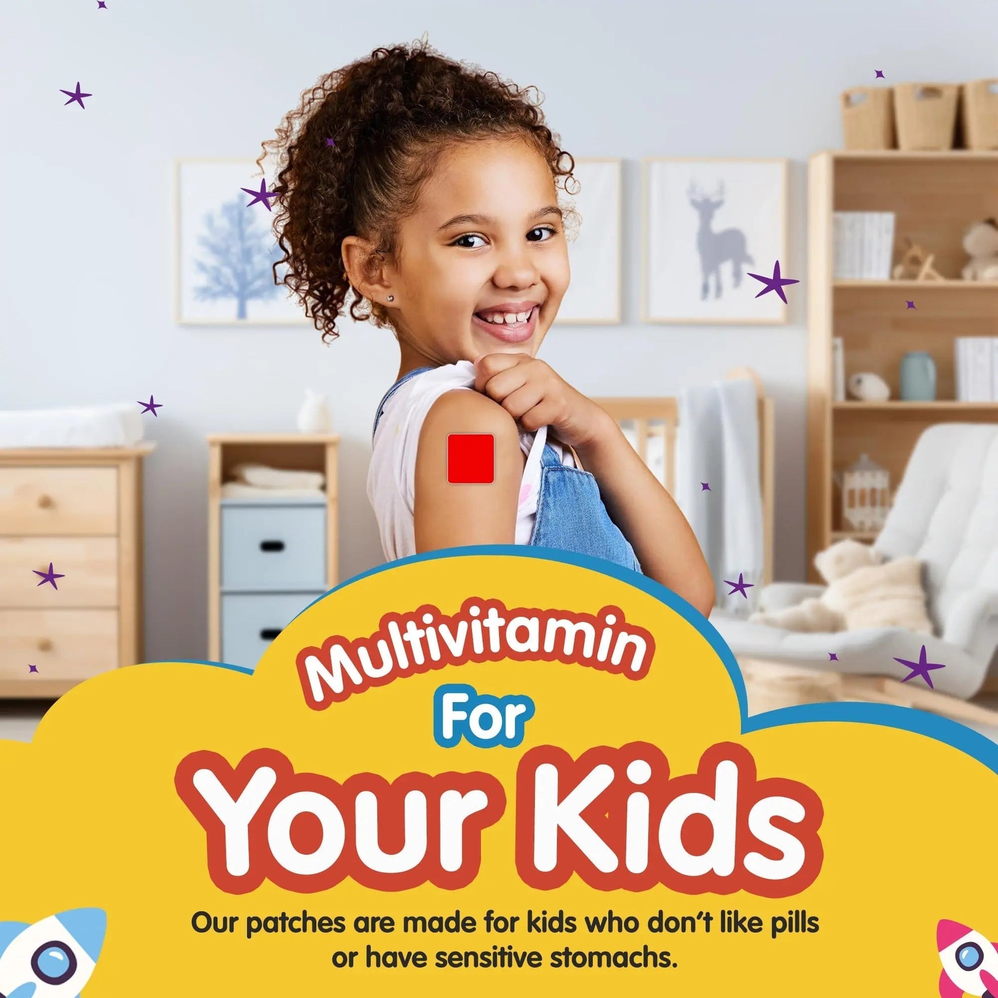 SAMARCHAD Kids Multivitamin Patches Daily Vitamin Patch for Children Natural, Sugar-Free No Swallowing Immune & Growth Support SAMARCHAD buy supplements canada