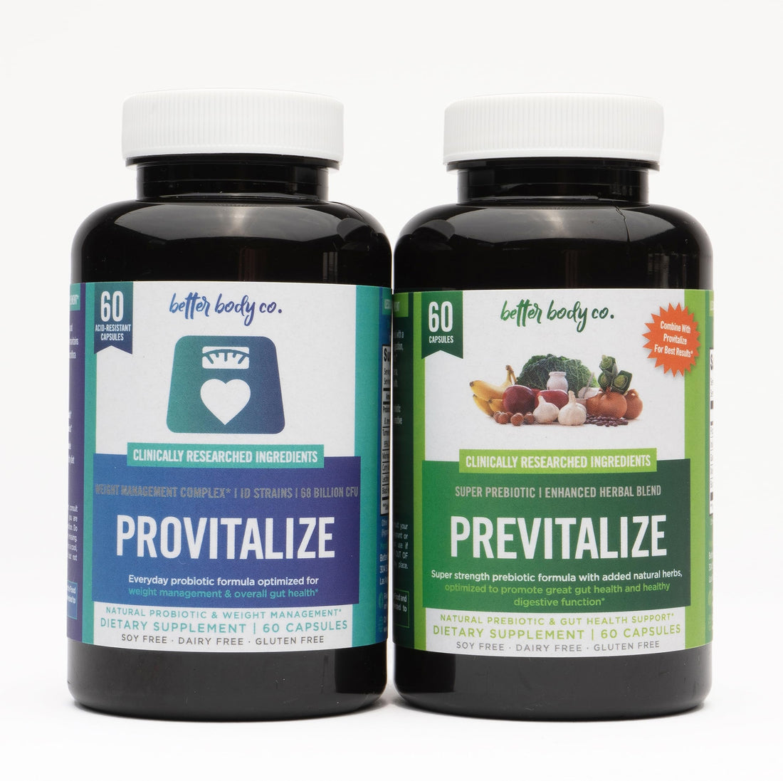 Better Body Co. Original Slim Gut Bundle | Provitalize & Previtalize Bundle - Natural Menopause Better Body Co. buy supplements canada